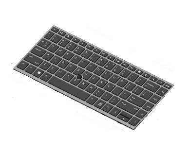 HP - Ersatztastatur Notebook - hinterleuchtet
