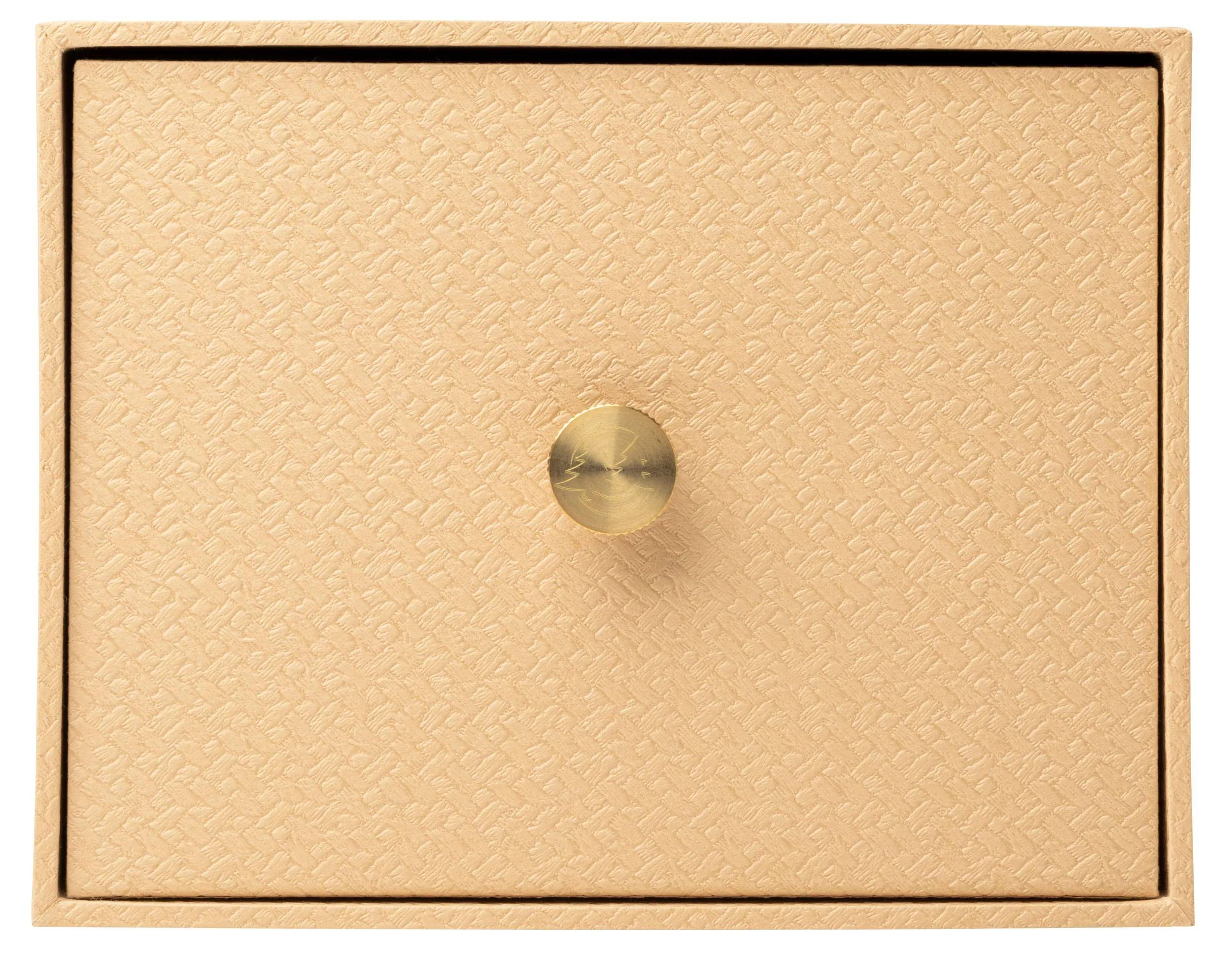 Exacompta 2x Schubladenbox für Fotos Karteikarten 14x177x134 cm Beige 78602E
