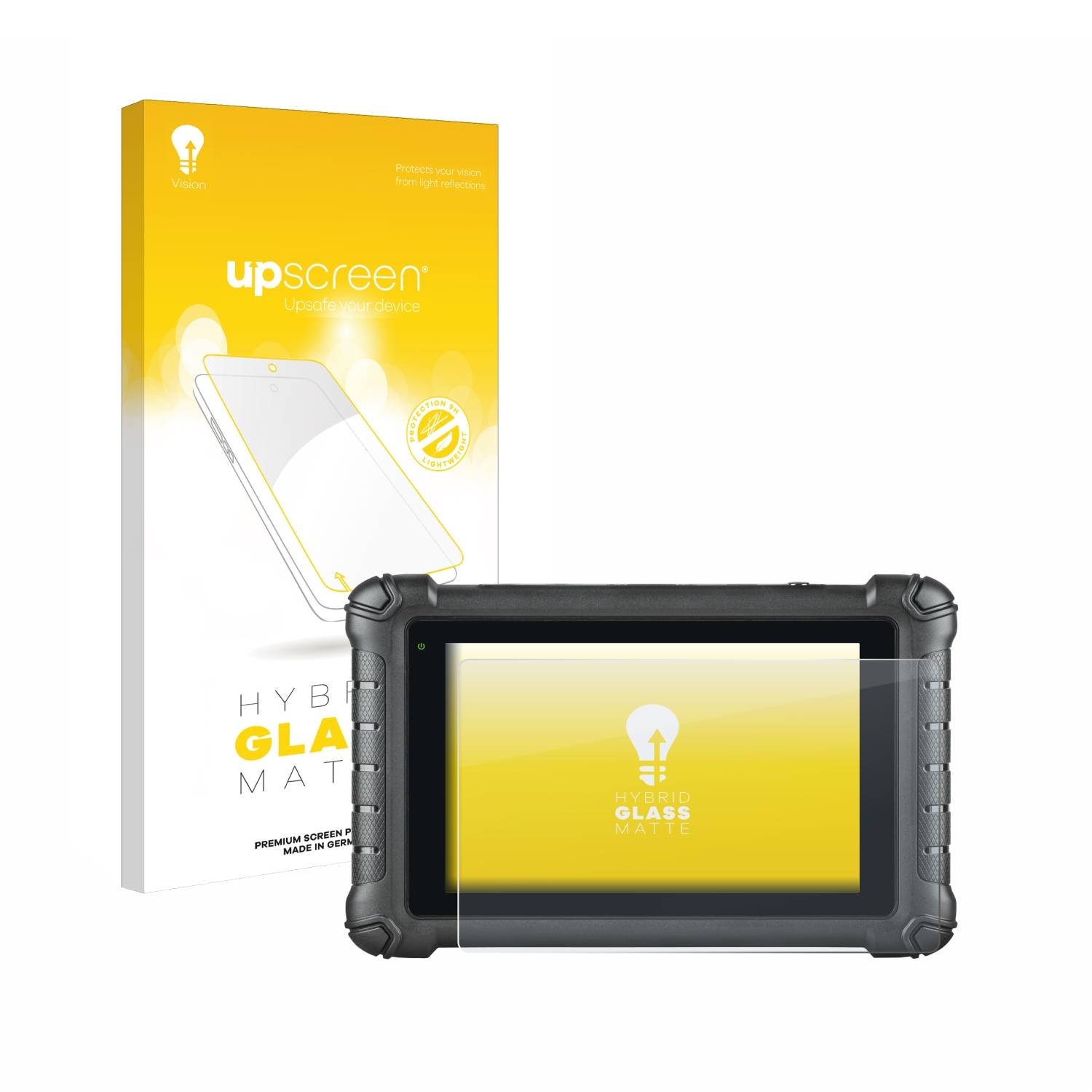 upscreen Hybrid Glas Matt Panzer-Folie für Autel MaxiDAS DS900