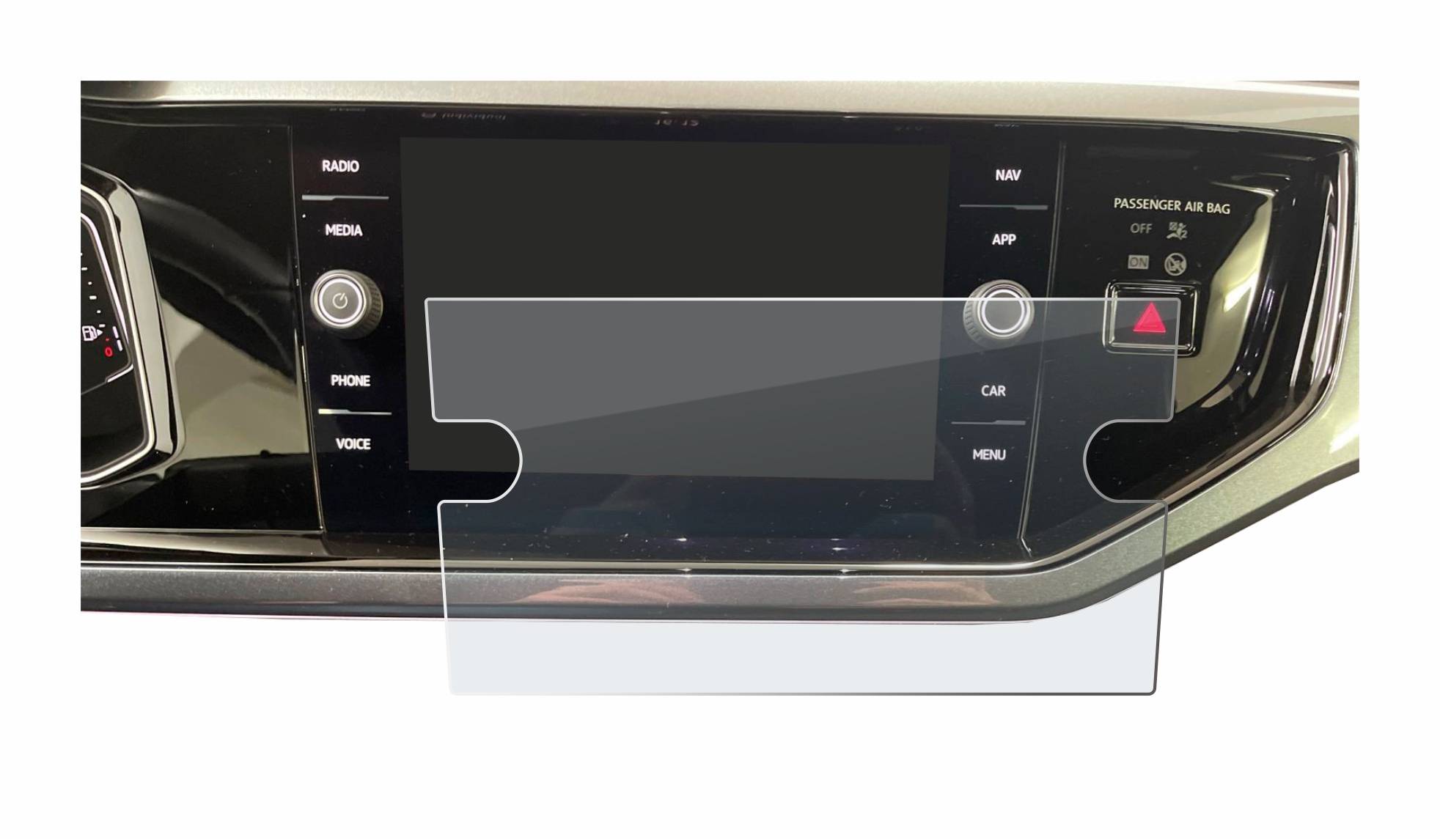 BROTECT AirGlass Matt Glas Panzer Folie für Volkswagen Polo VI Ready 2 Discover 8