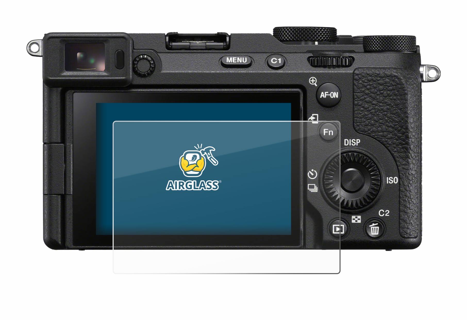 BROTECT AirGlass Glas Panzer-Folie für Sony Alpha 7CR - Schutzglas