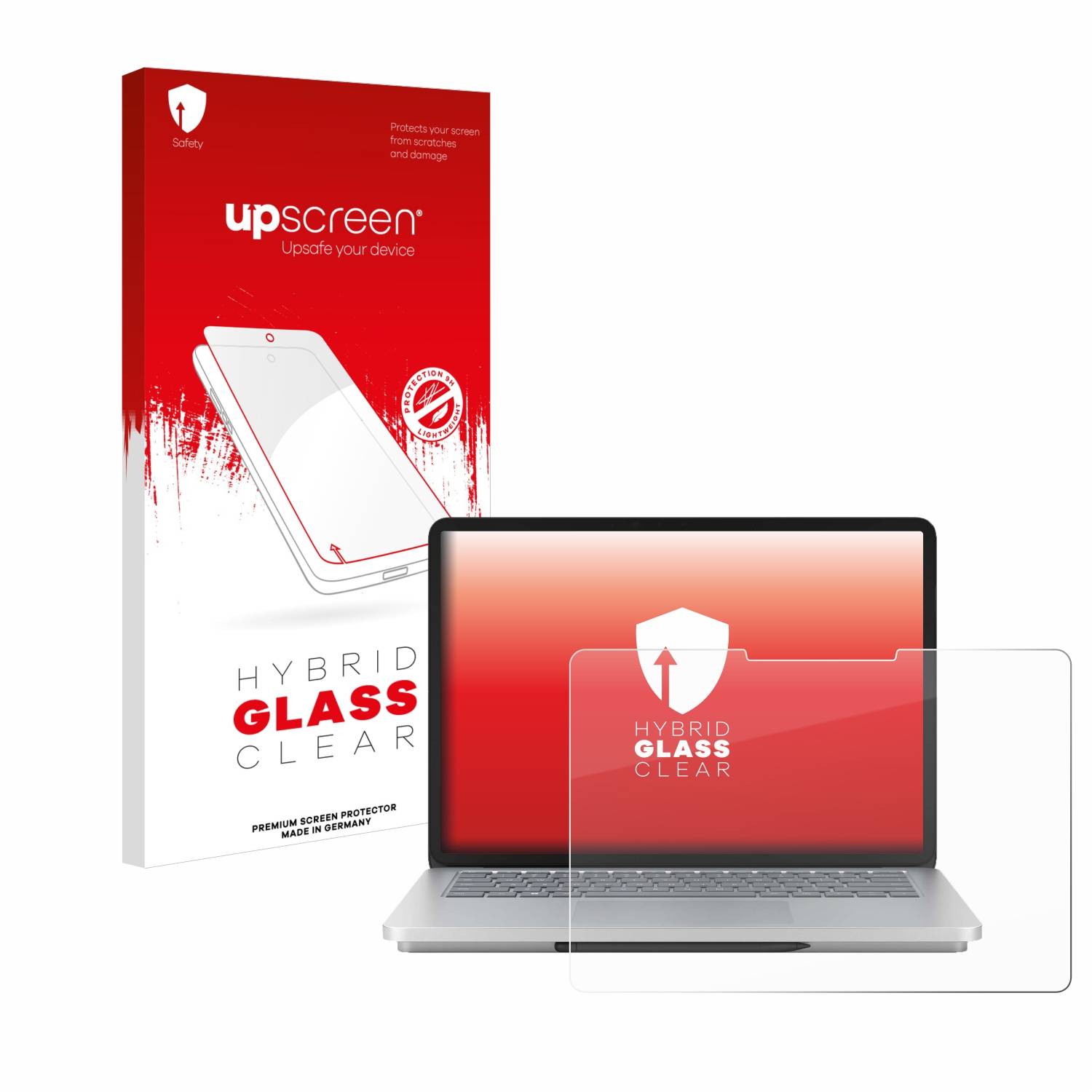 upscreen Hybrid Glas Panzer-Folie für Microsoft Surface Laptop Studio 2