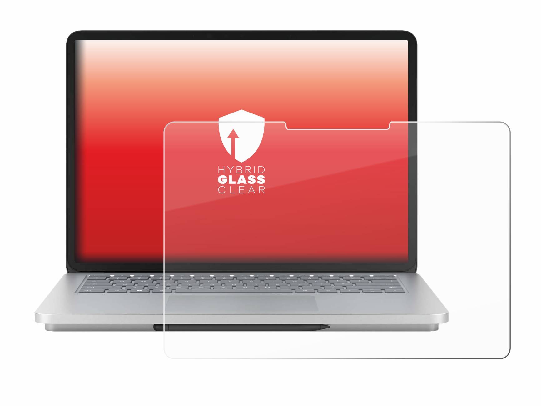 upscreen Hybrid Glas Panzer-Folie für Microsoft Surface Laptop Studio 2