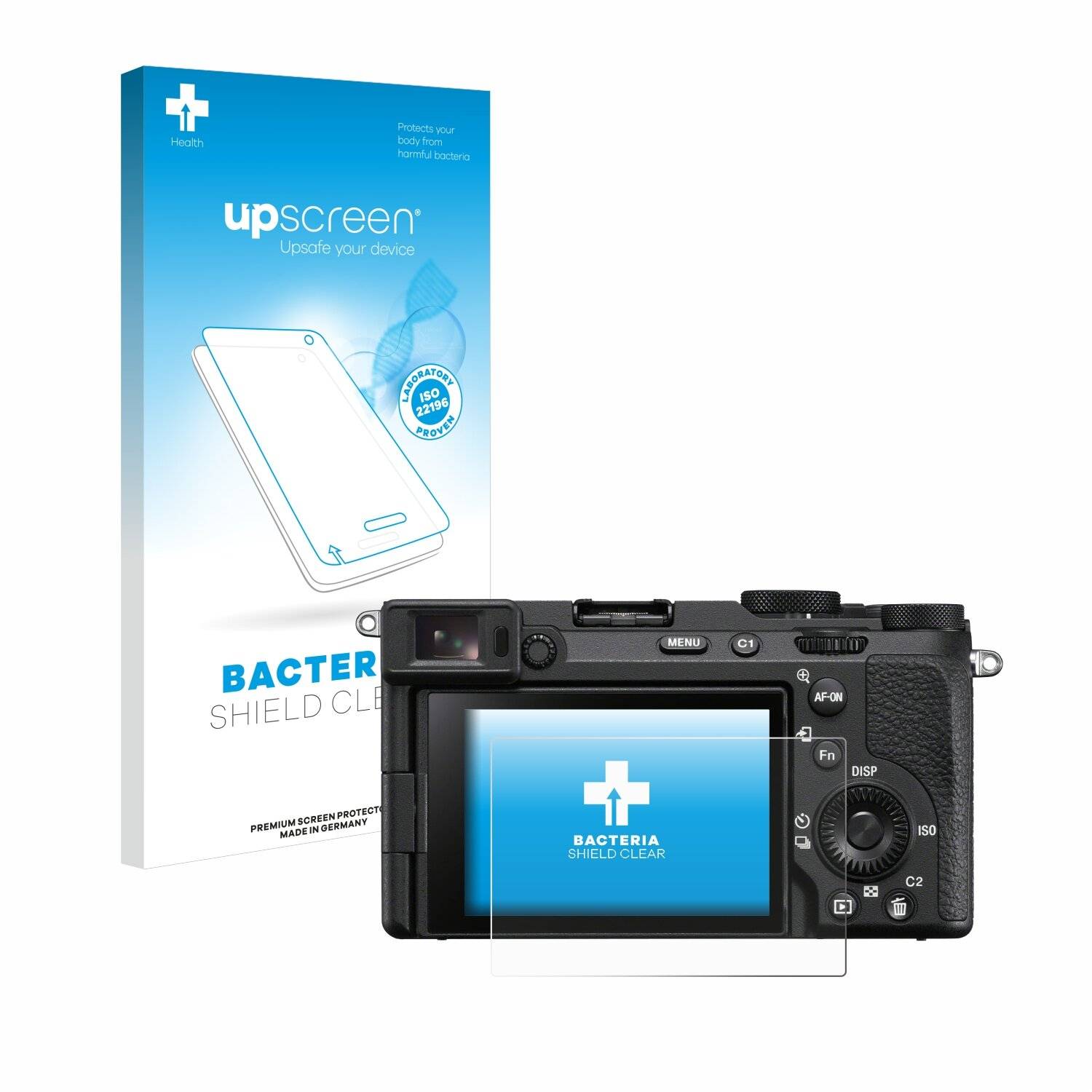 upscreen Bacteria Shield Schutzfolie für Sony Alpha 7CR -