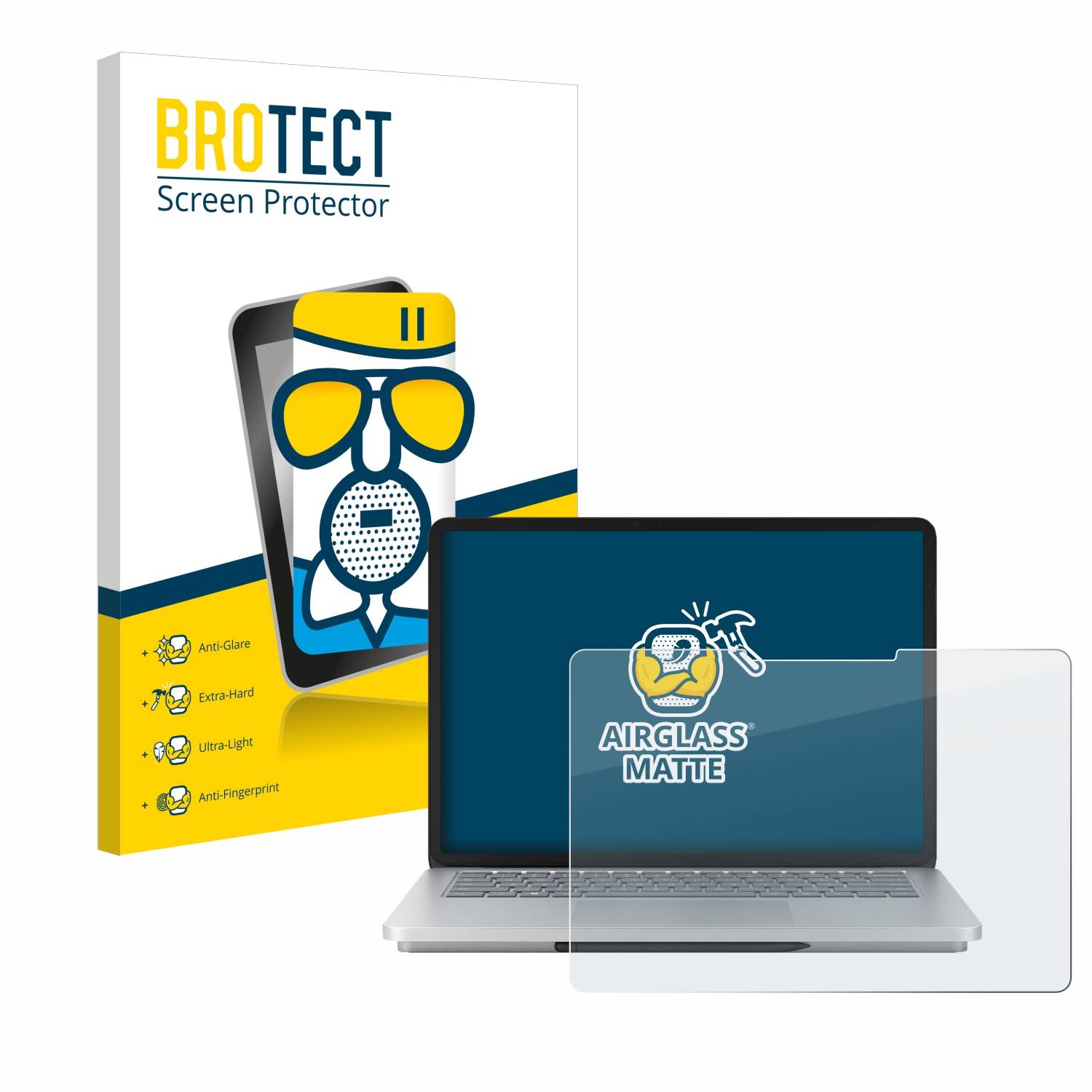 BROTECT AirGlass Matt Glas Panzer Folie für Microsoft Surface Laptop Studio 2