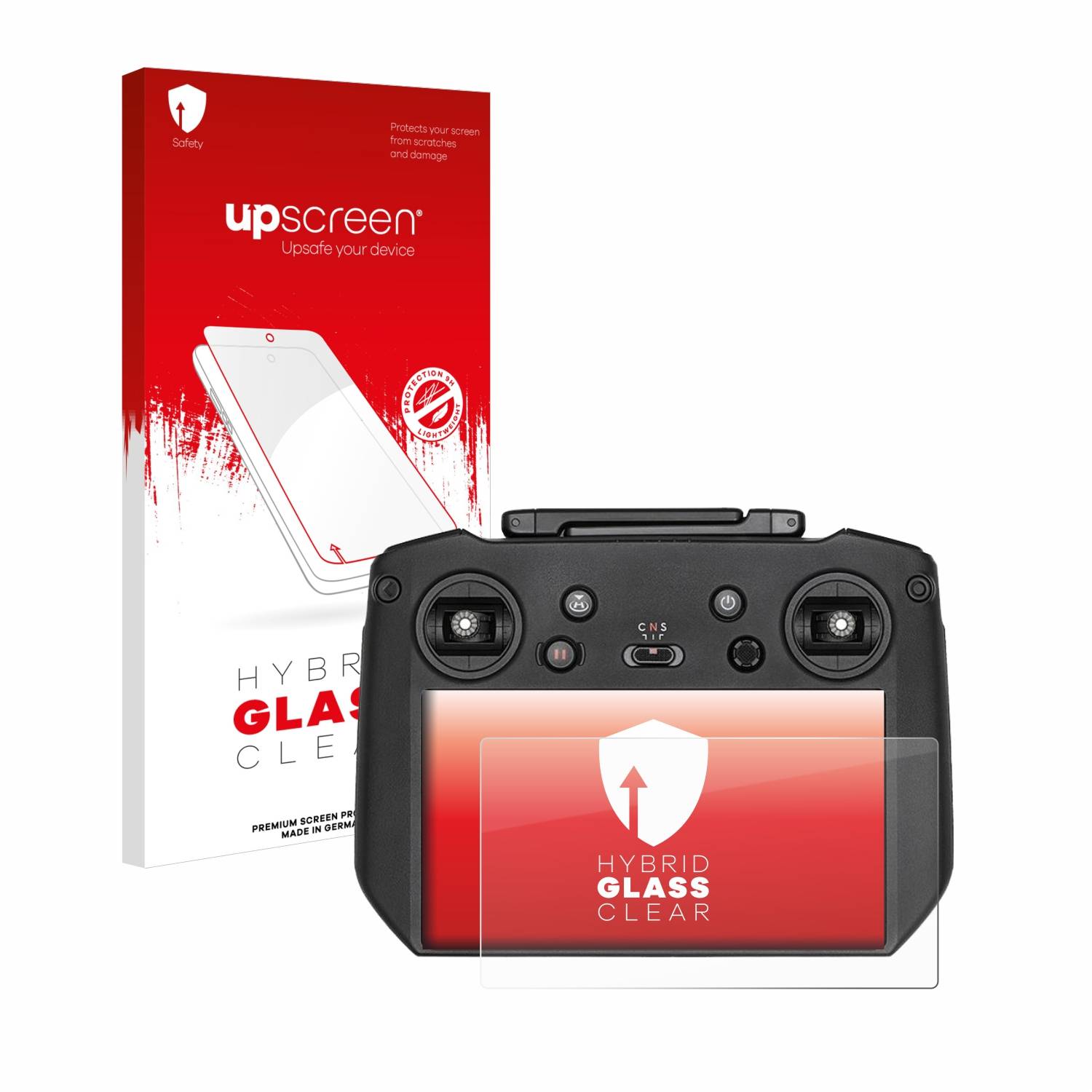 upscreen Hybrid Glas Panzer-Folie für DJI Mavic 3 RC Pro