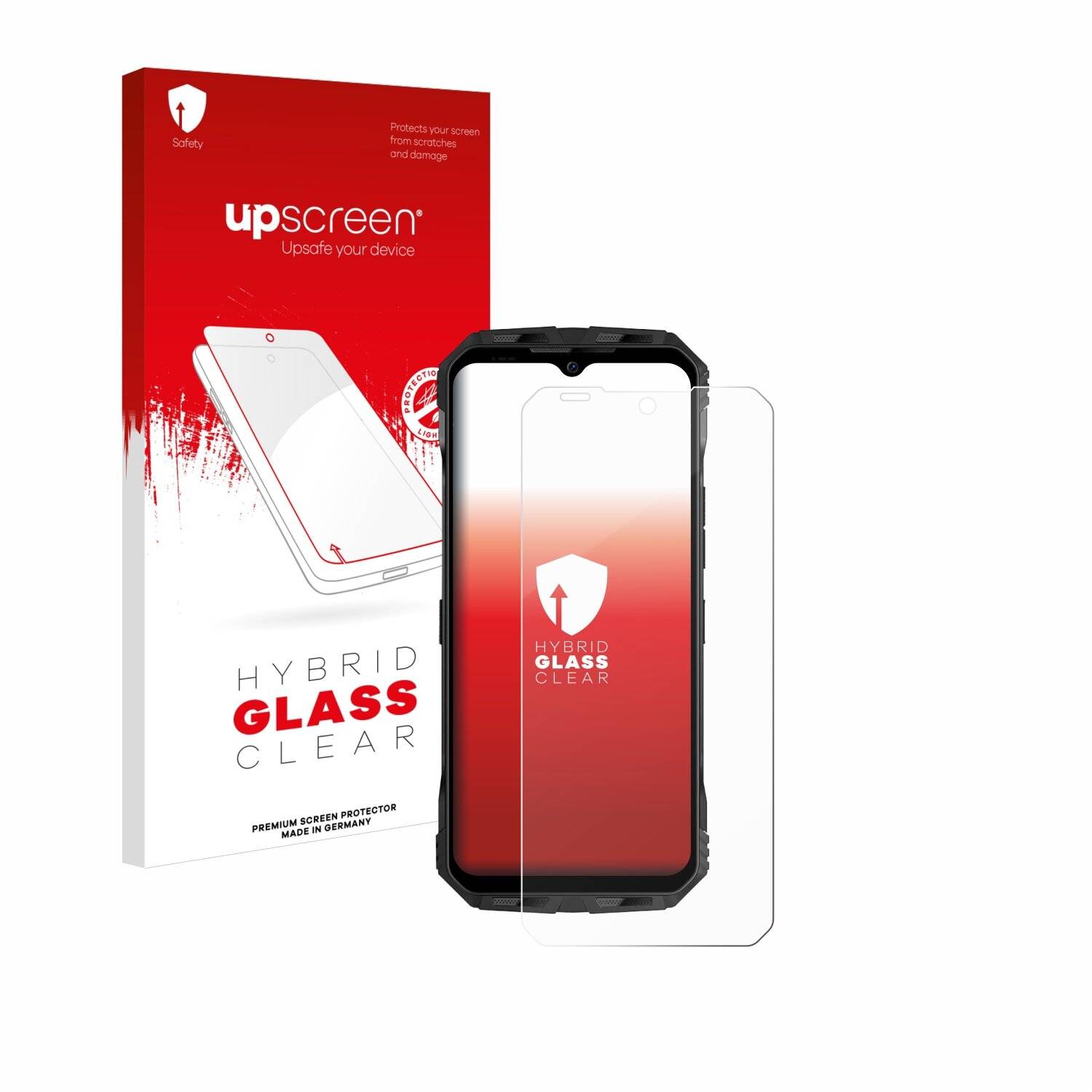 upscreen Hybrid Glas Panzer-Folie für Doogee