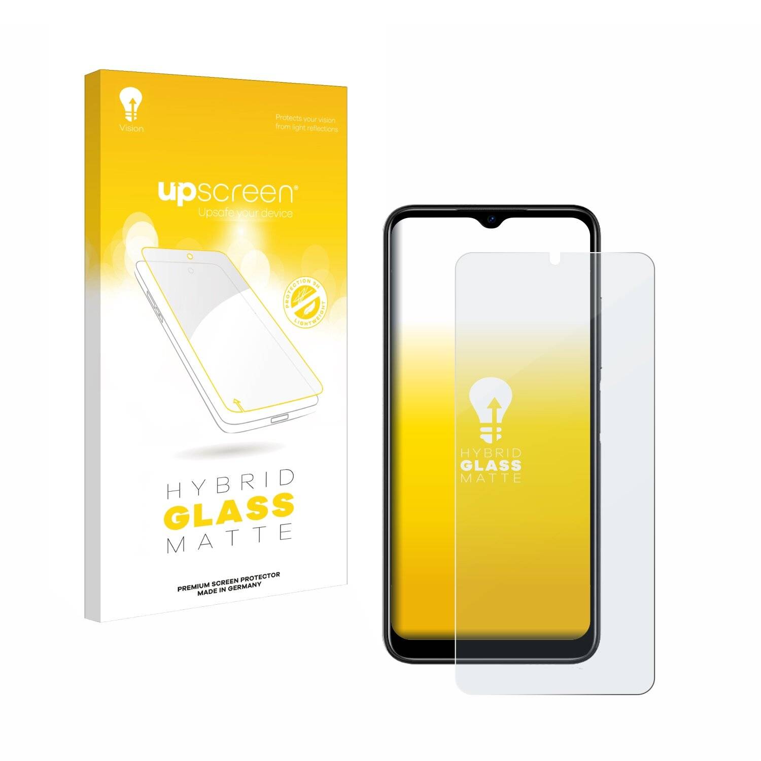 upscreen Hybrid Glas Matt Panzer-Folie für Doogee N50