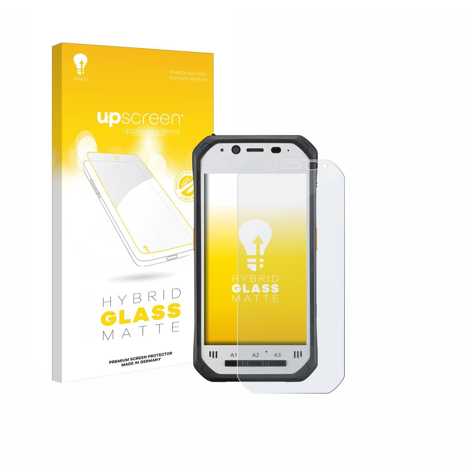 upscreen Hybrid Glas Matt Panzer-Folie für Panasonic Toughpad