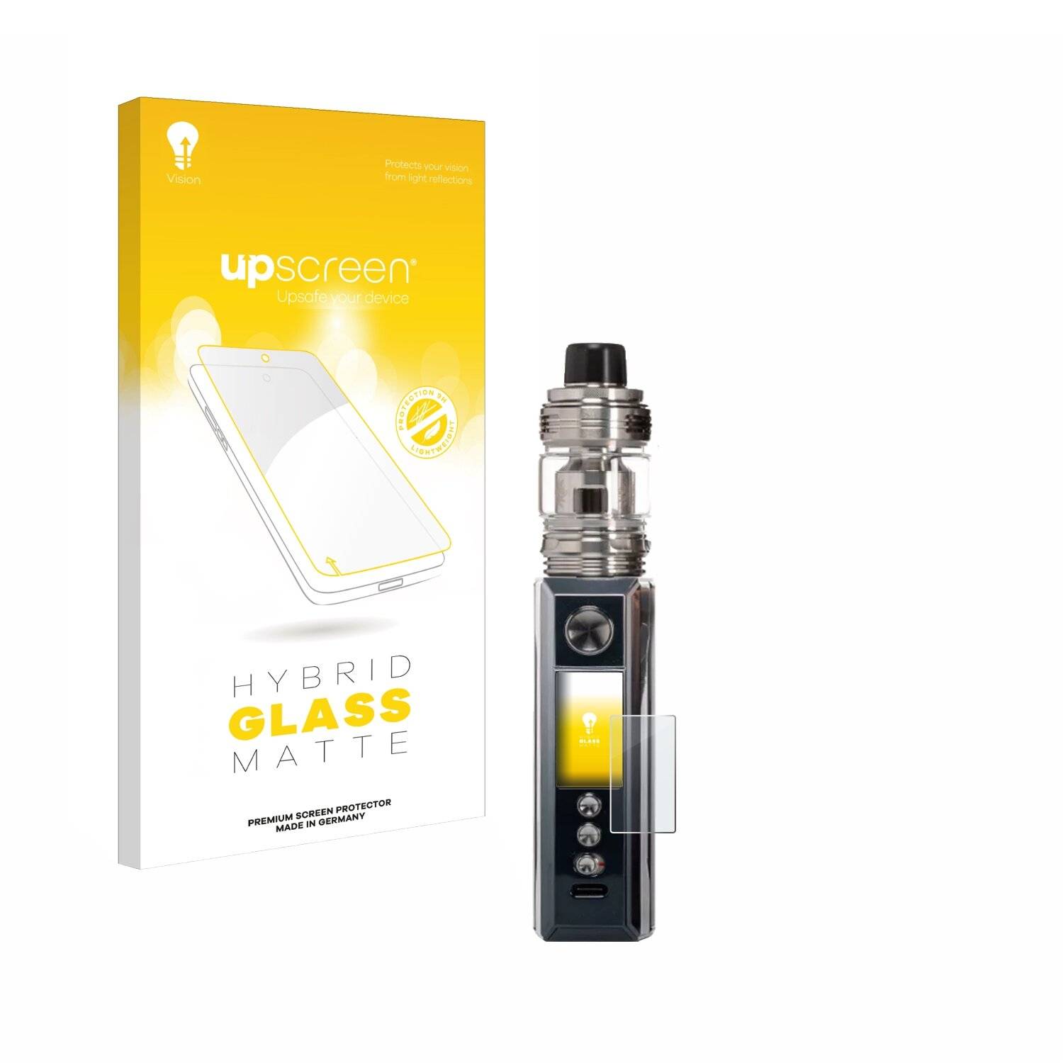upscreen Hybrid Glas Matt Panzer-Folie für Voopoo Drag