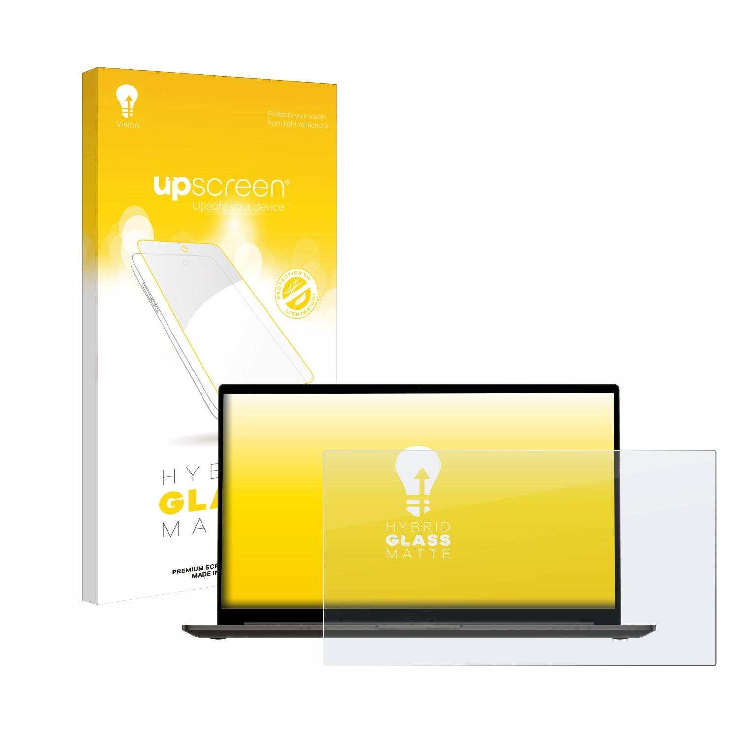 upscreen Hybrid Glas Matt Panzer-Folie für Samsung Galaxy Book3