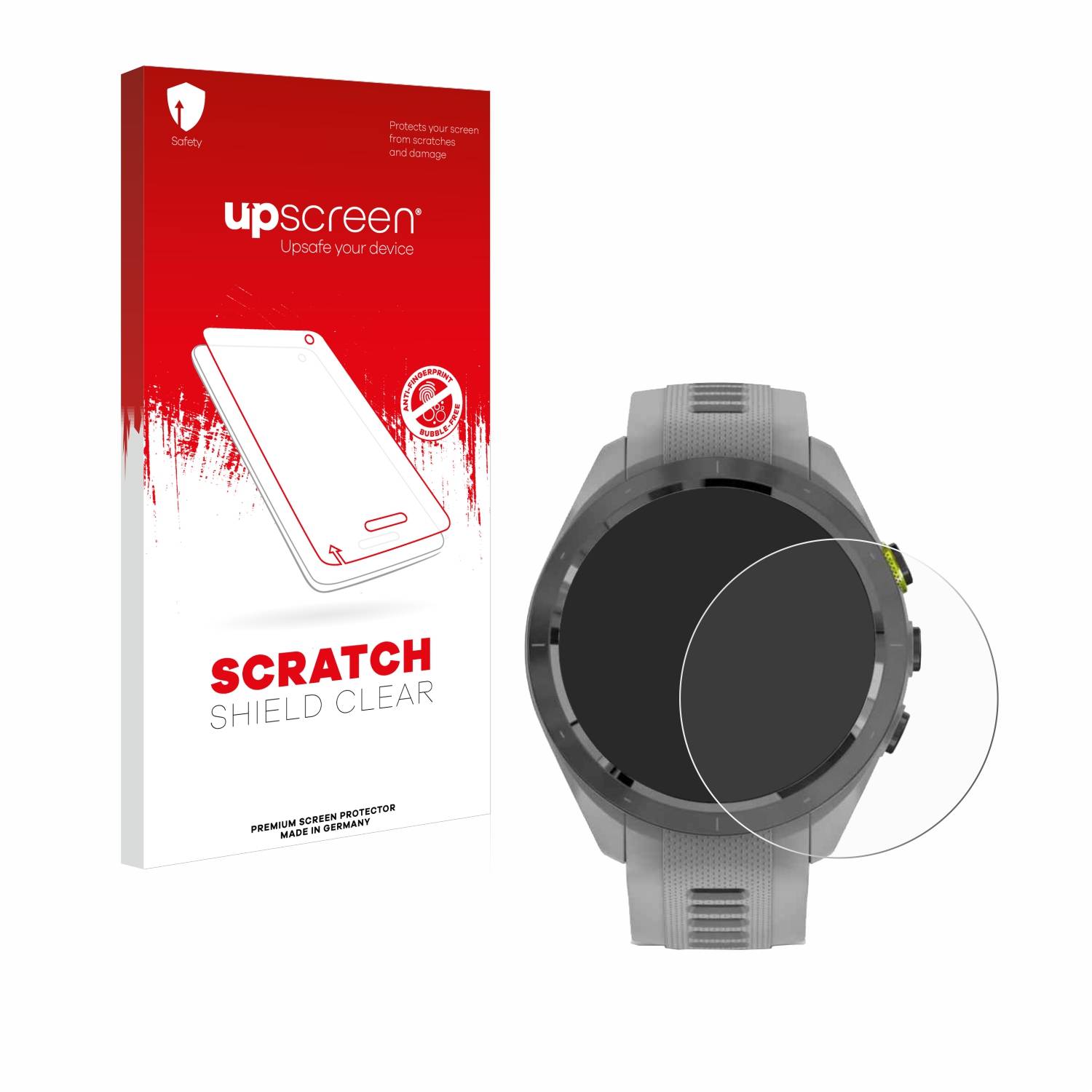 upscreen Scratch Shield Schutzfolie für Garmin Approach S70 (42 mm)