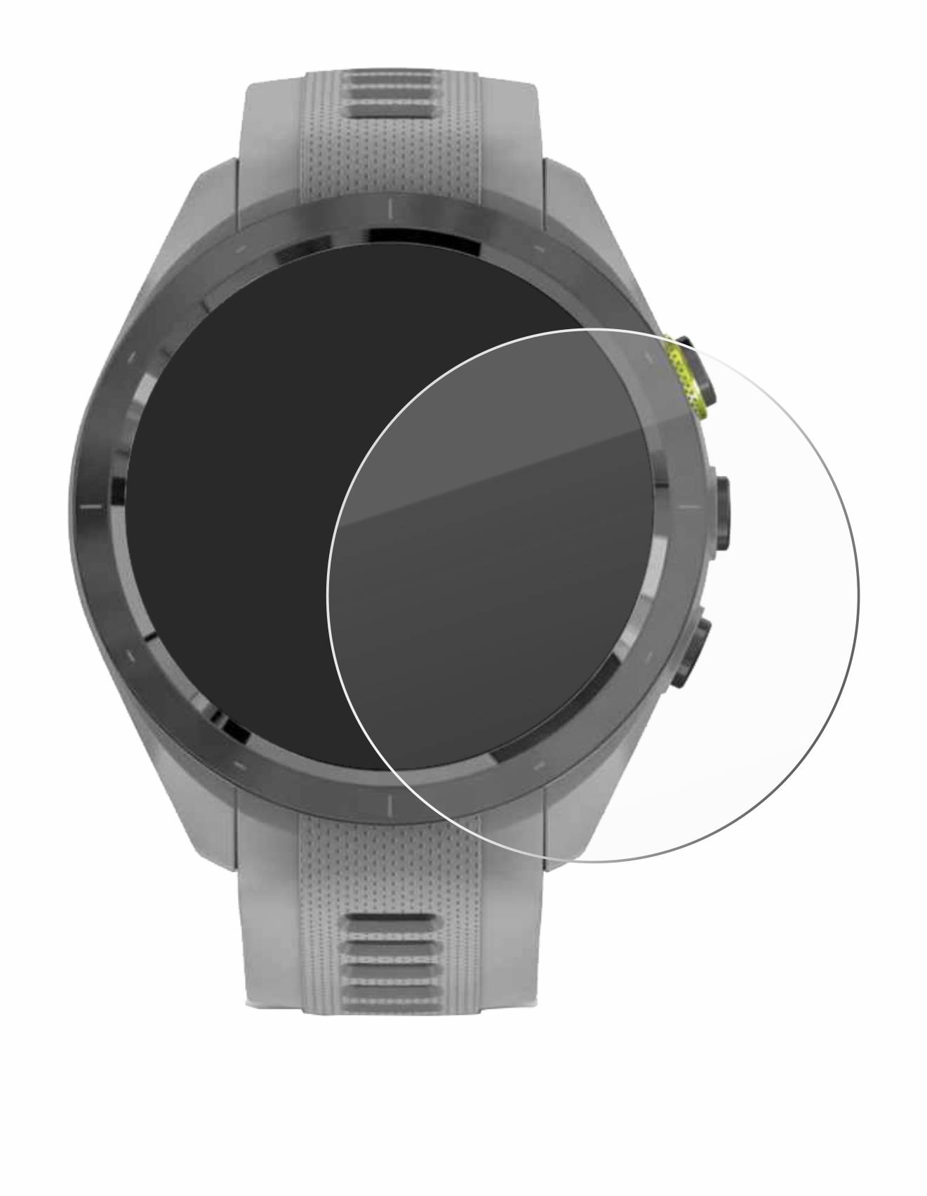 upscreen Hybrid Glas Panzer-Folie für Garmin Approach S70 (42 mm)