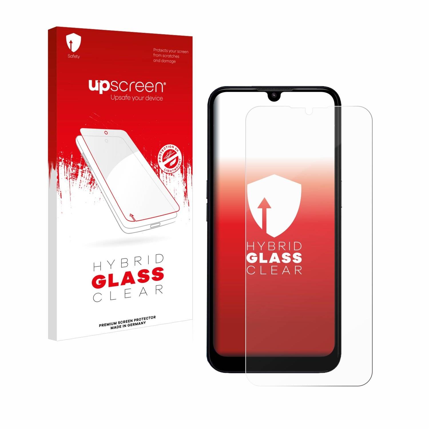 upscreen Hybrid Glas Panzer-Folie für Doro