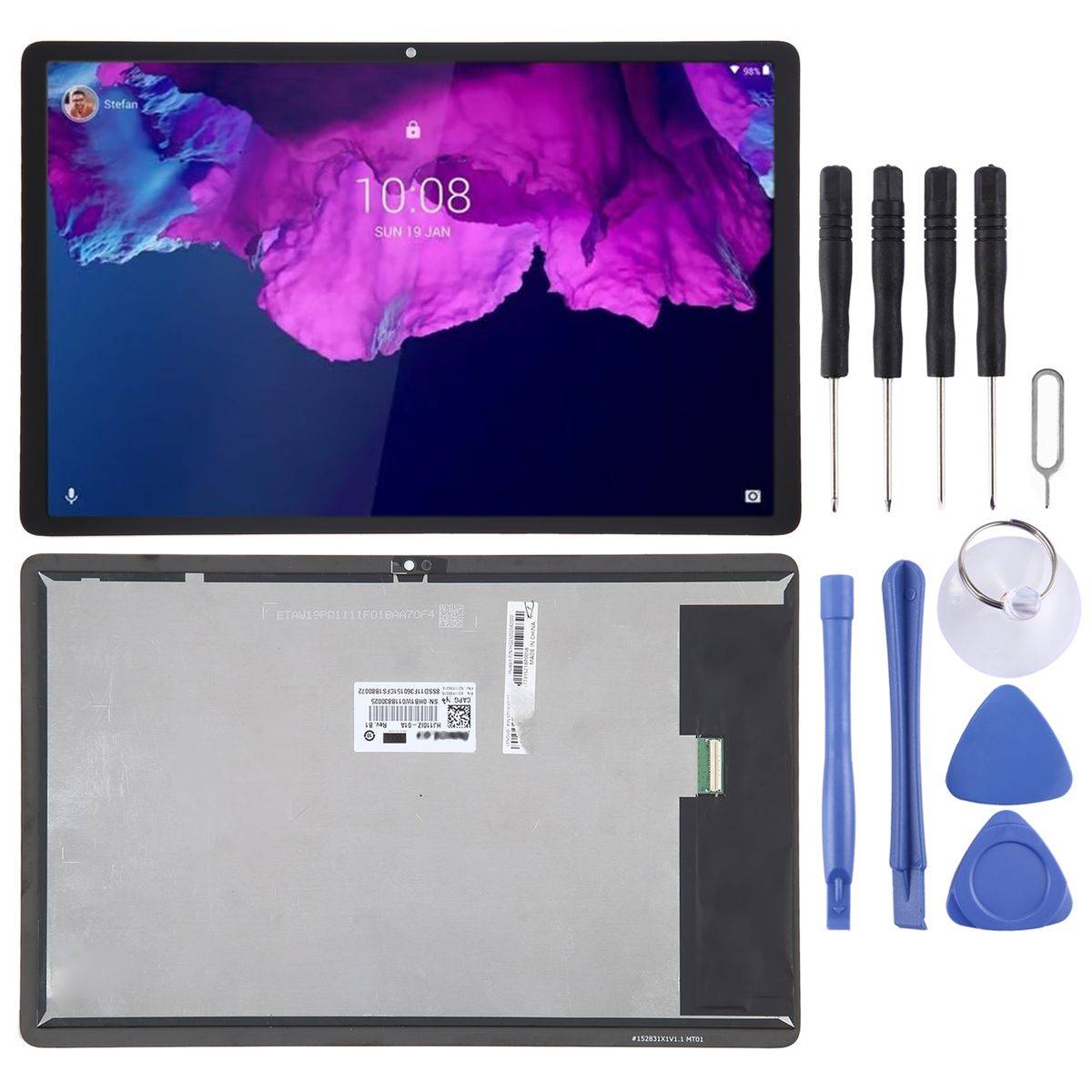 Für Lenovo Tab P11 2. Gen / P11 2022 LCD Screen and Digitizer Schwarz Glas Display Ersatzteil