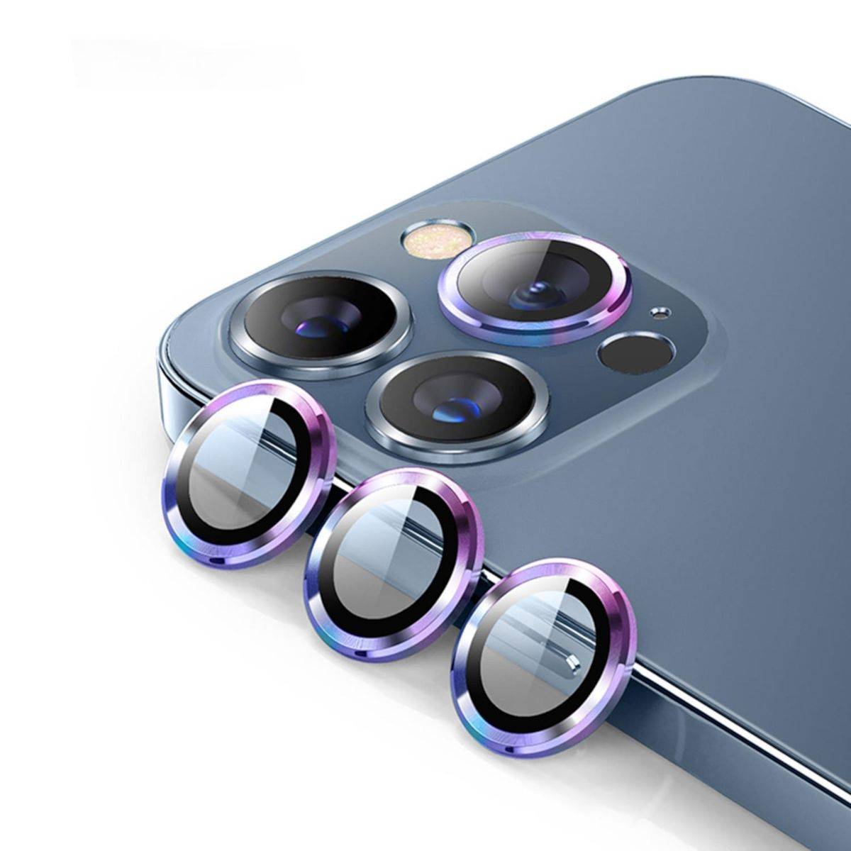 Für Apple iPhone 15 Pro / Pro Max Schutzglas Kamera Linse H9 Colorful