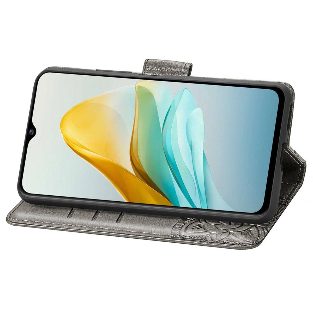 Für ZTE Blade A53 Kunstleder Tasche Hülle Etuis Schutz Book Motiv 5