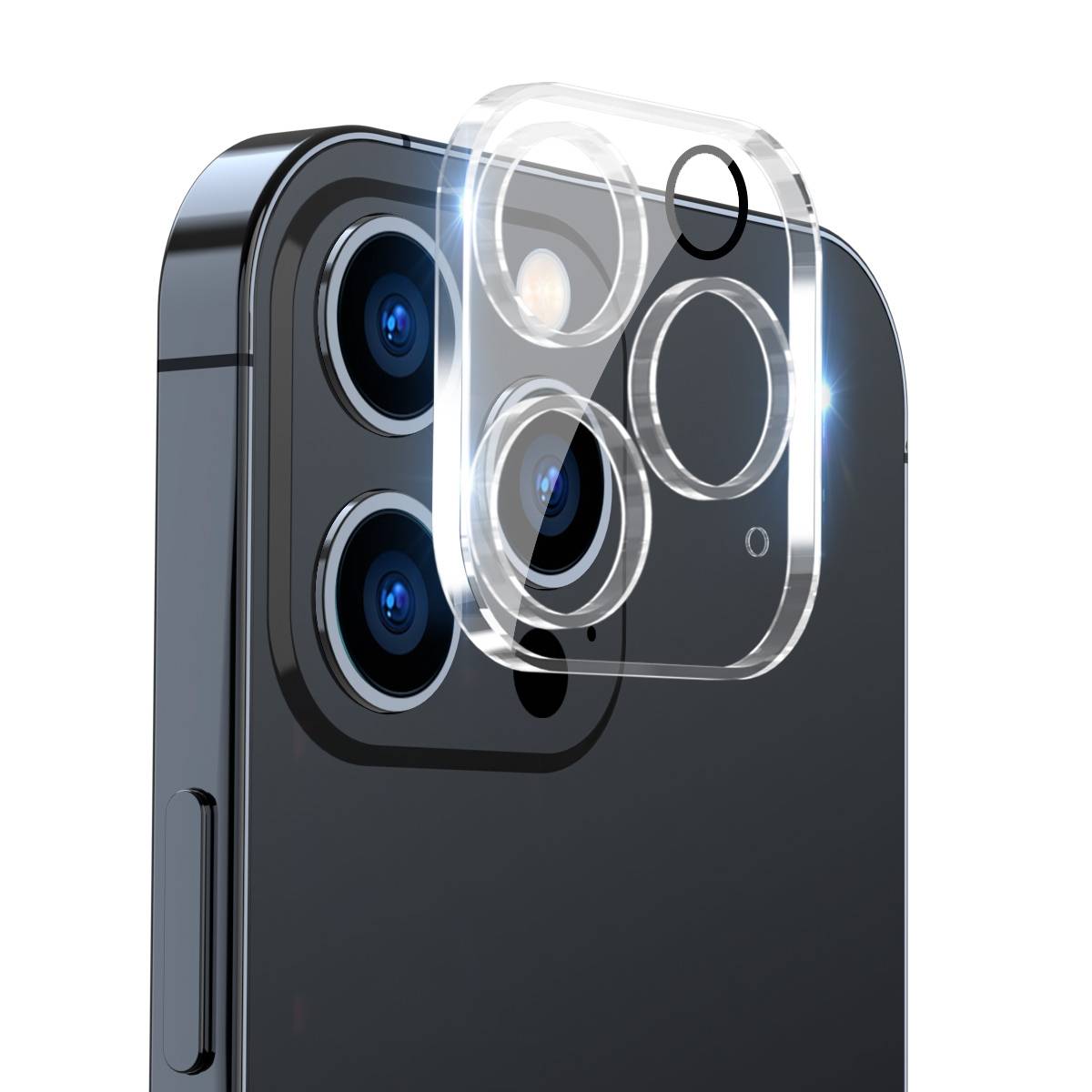 Für Apple iPhone 15 Pro / Pro Max Schutzglas Kamera Linse Transparent