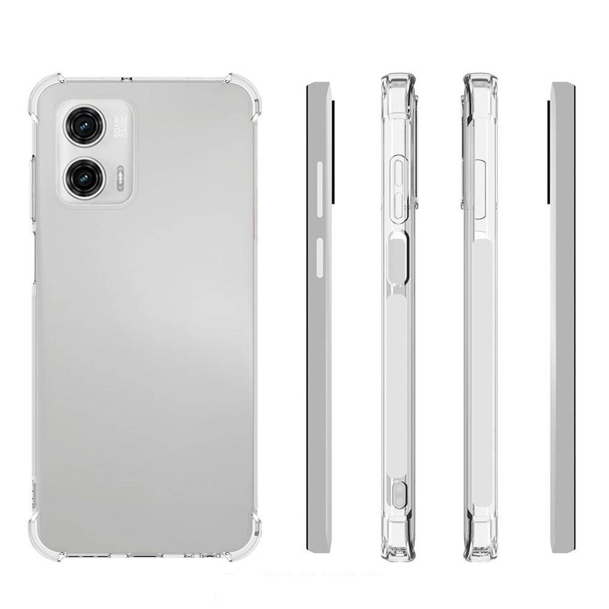 Für Motorola Moto G73 5G Schock TPU Schutz Handy Case Hülle Transparent