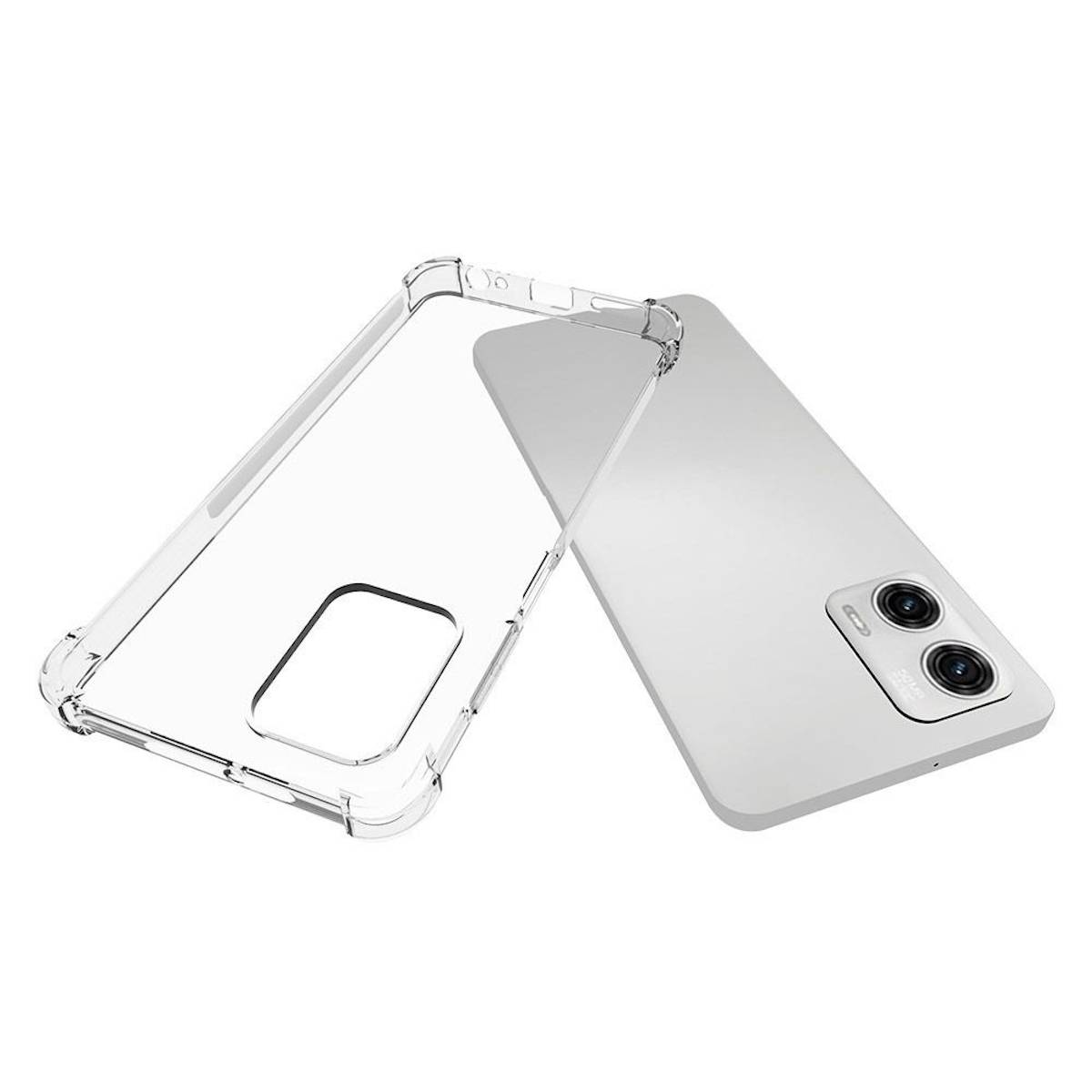 Für Motorola Moto G73 5G Schock TPU Schutz Handy Case Hülle Transparent
