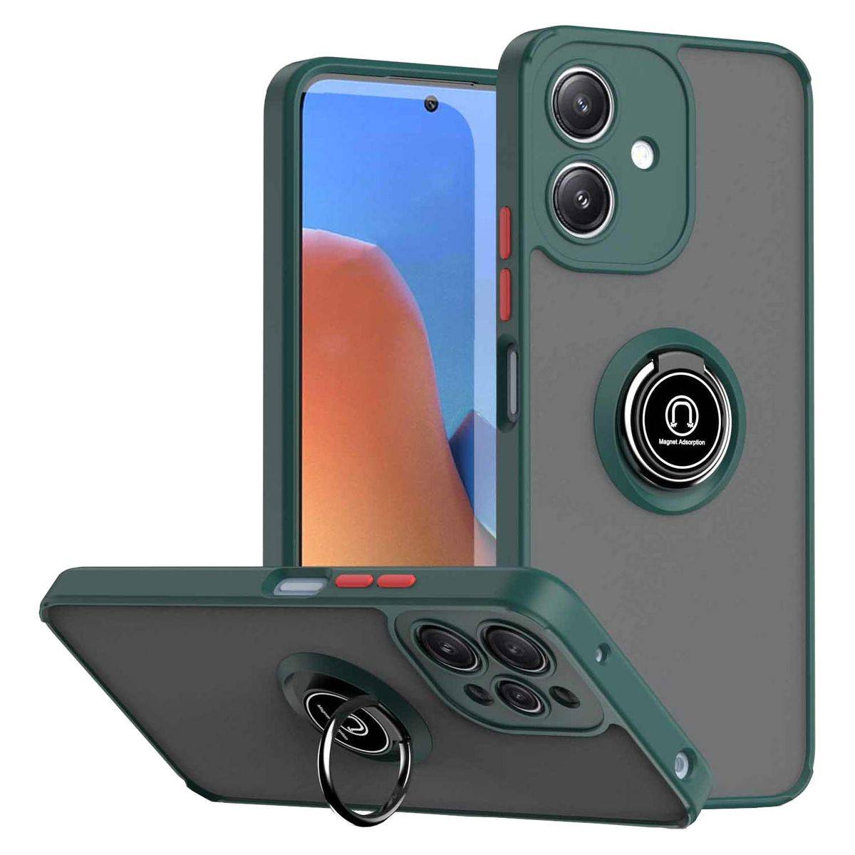 Für Motorola Moto G14 TPU / PC Design Ring Magnet Handy Tasche Hülle