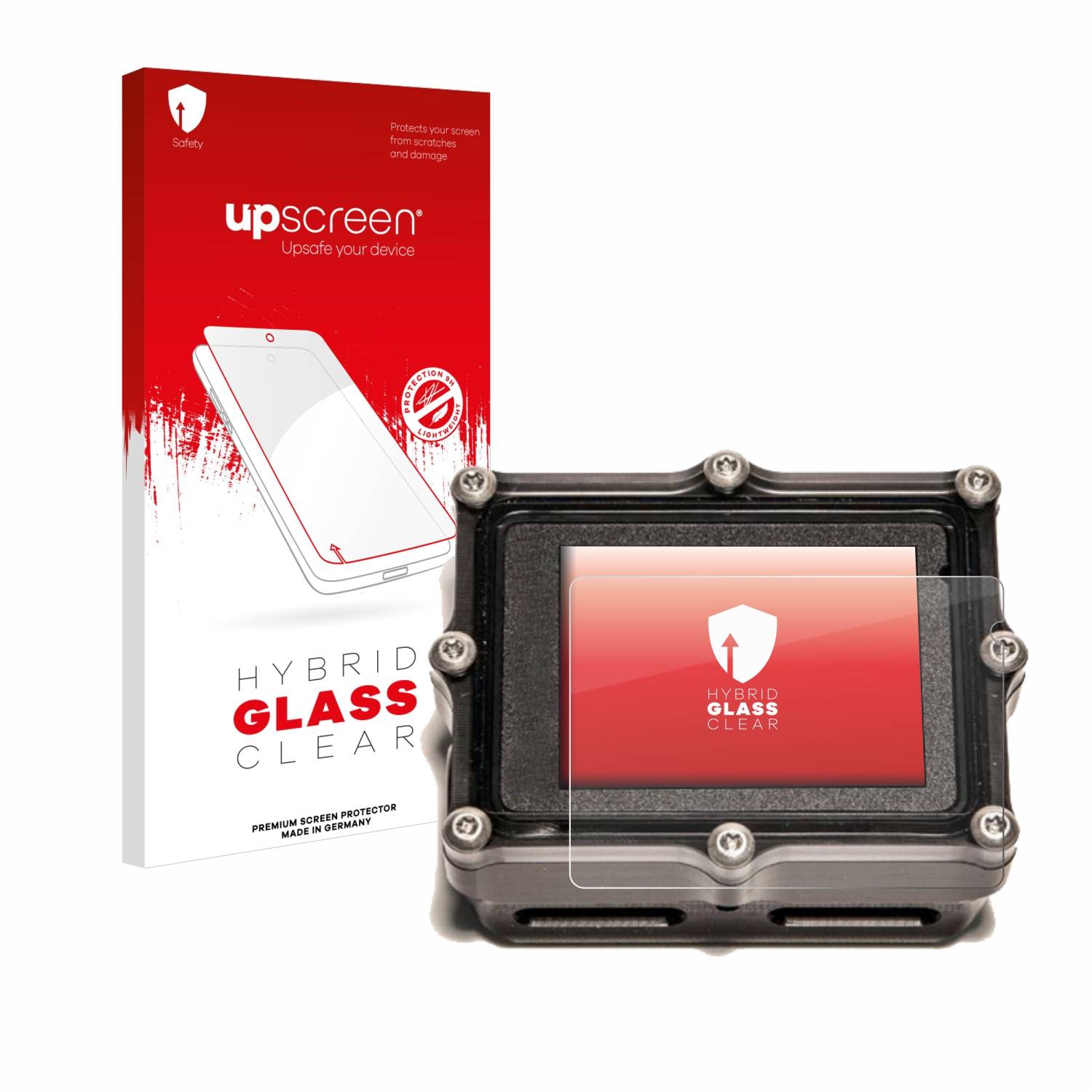 upscreen Hybrid Glas Panzer-Folie für Shearwater Petrel 2 dive computer