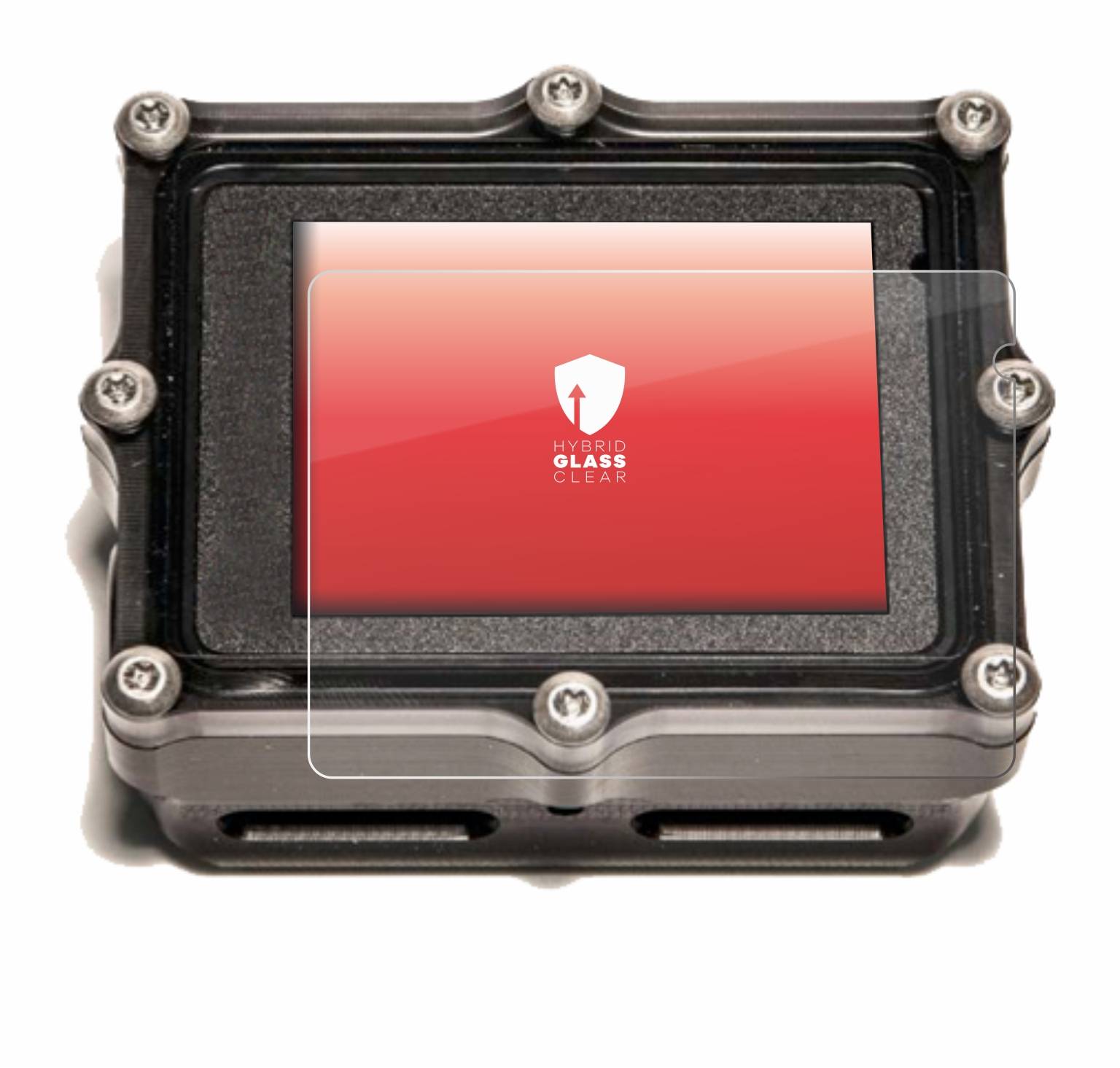 upscreen Hybrid Glas Panzer-Folie für Shearwater Petrel 2 dive computer