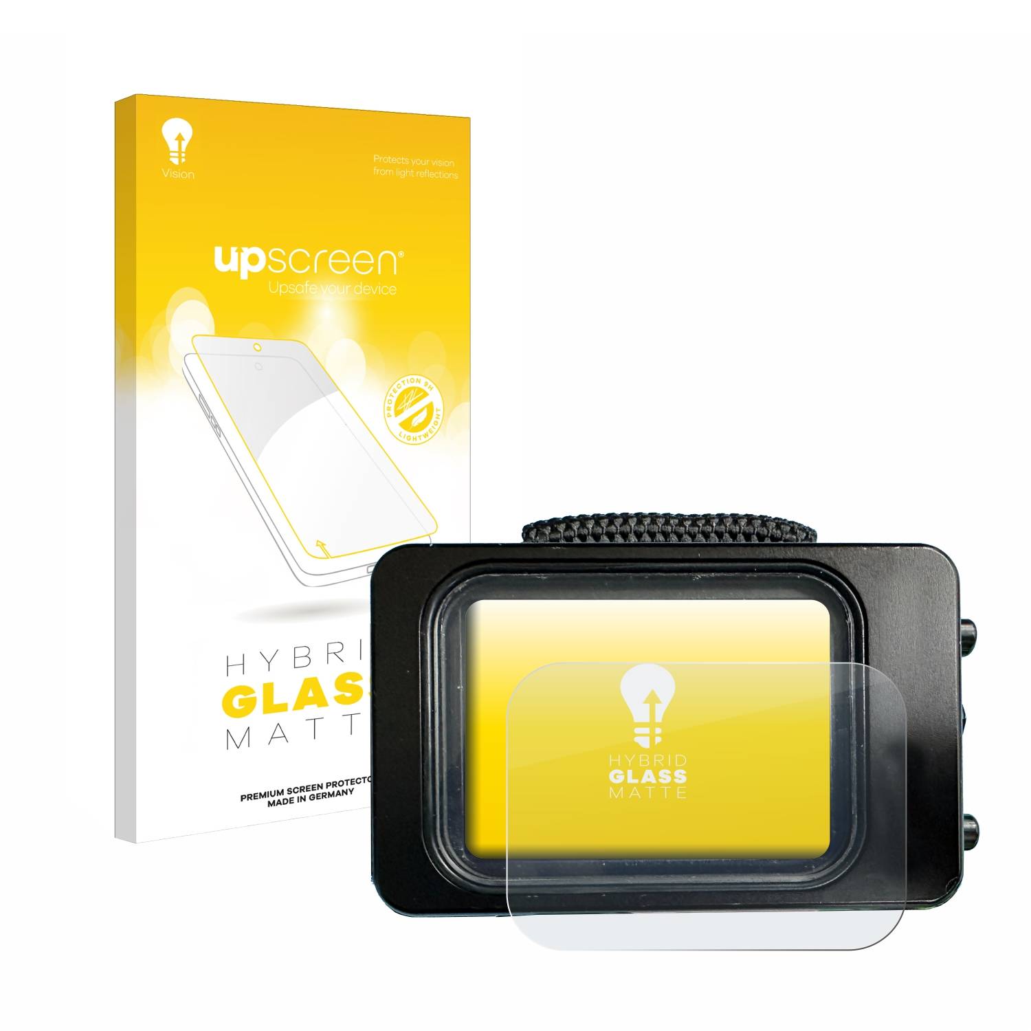 upscreen Hybrid Glas Matt Panzer-Folie für Divesoft Freedom dive computer