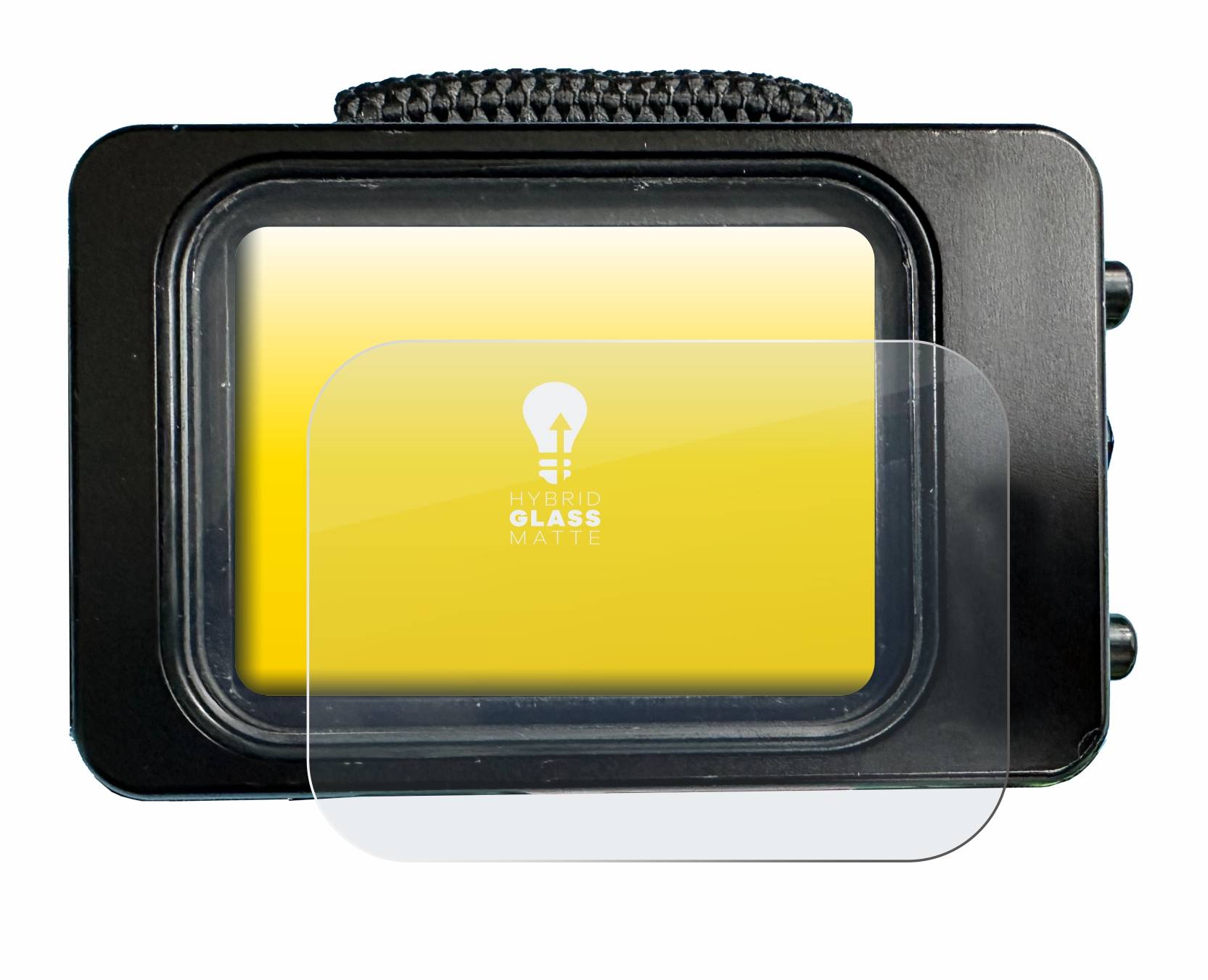 upscreen Hybrid Glas Matt Panzer-Folie für Divesoft Freedom dive computer
