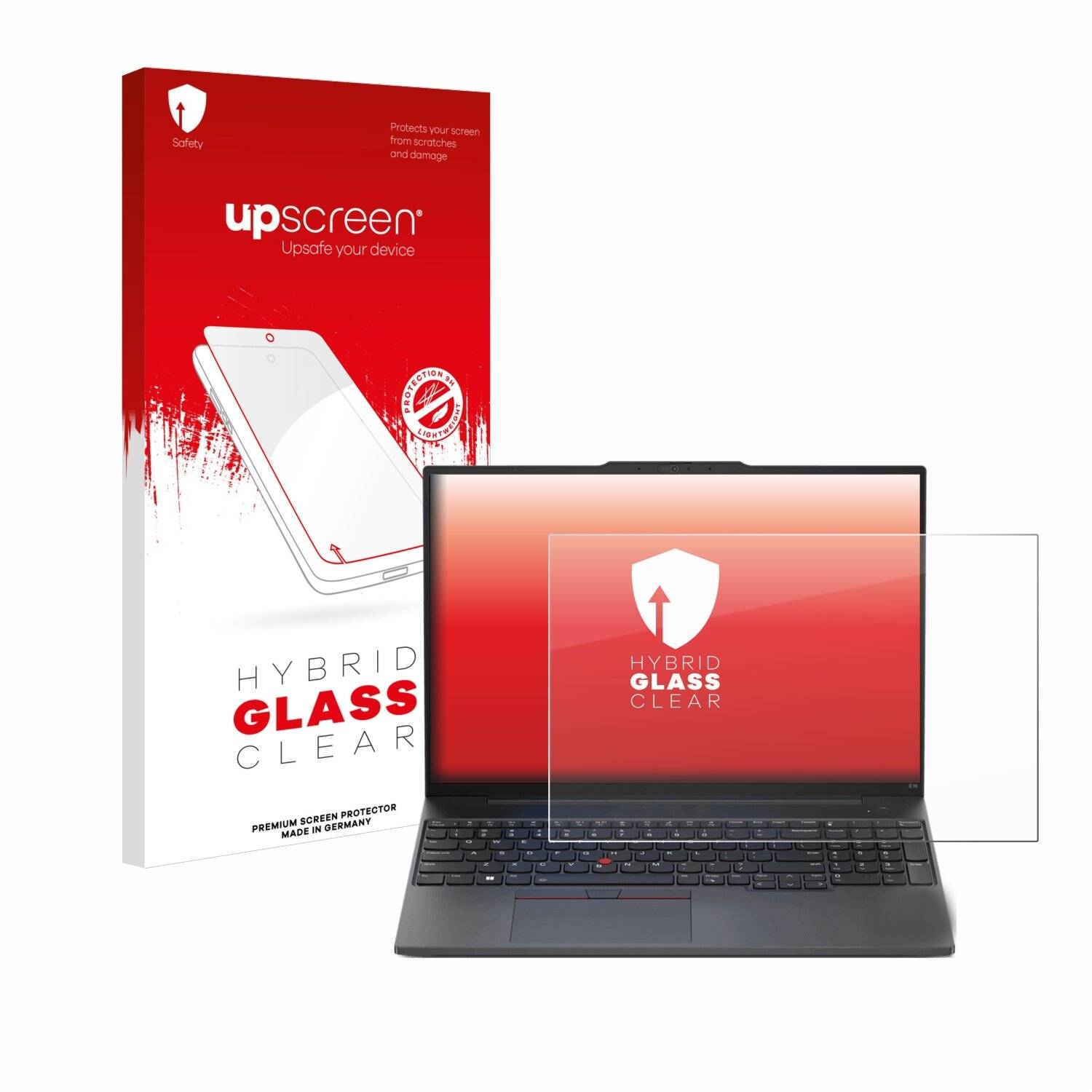 upscreen Hybrid Glas Panzer-Folie für Lenovo ThinkPad E16 Gen