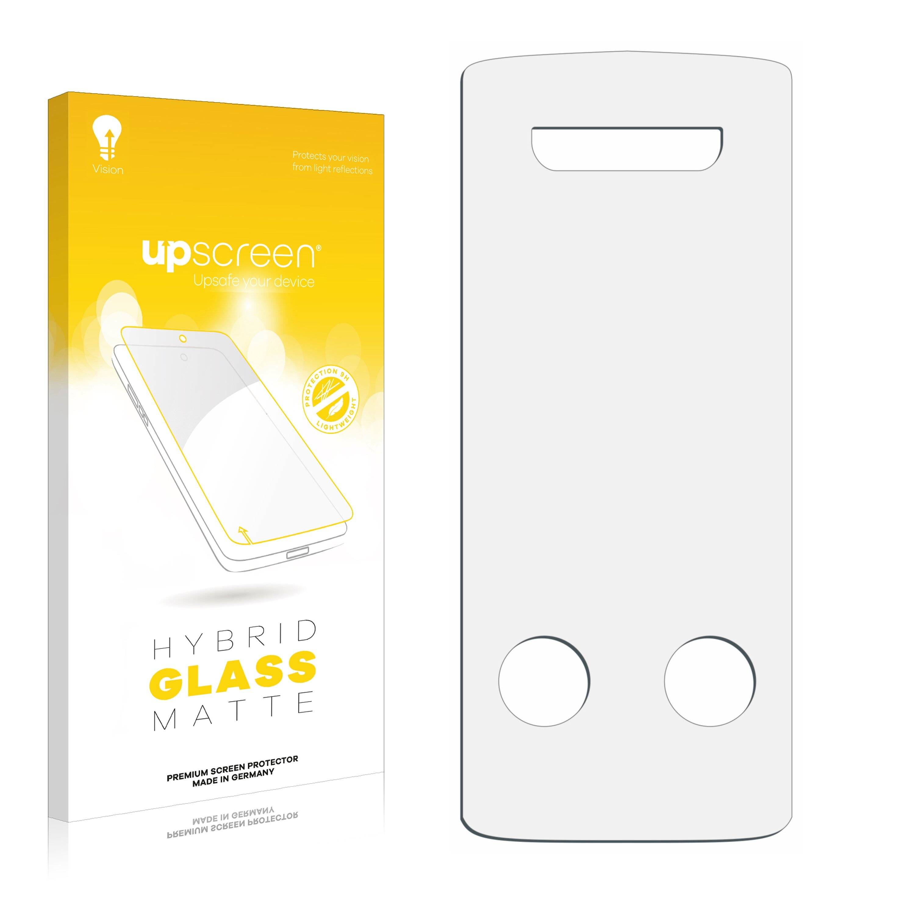 upscreen Hybrid Glas Matt Panzer-Folie für Dräger Interlock
