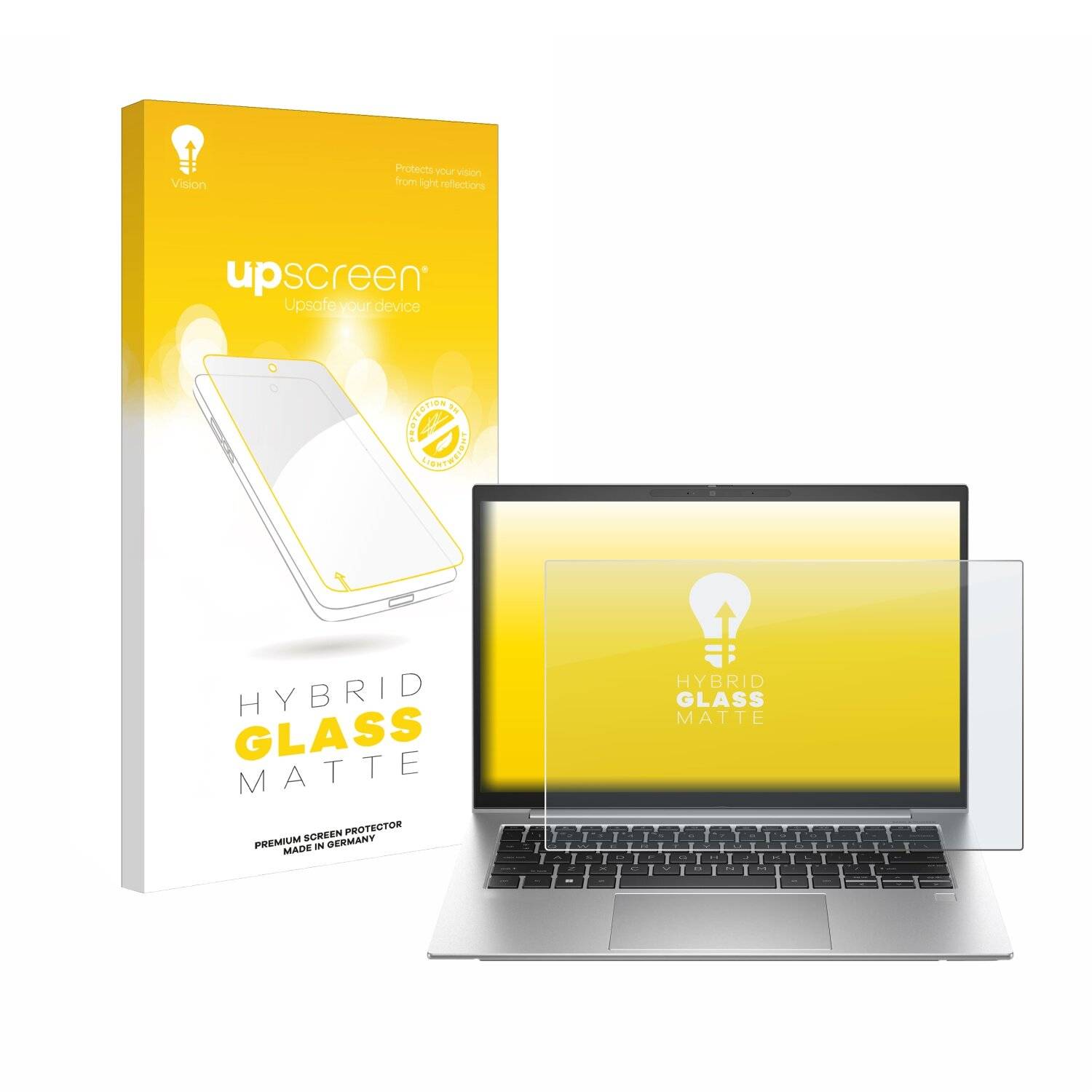upscreen Hybrid Glas Matt Panzer-Folie für HP EliteBook 1040