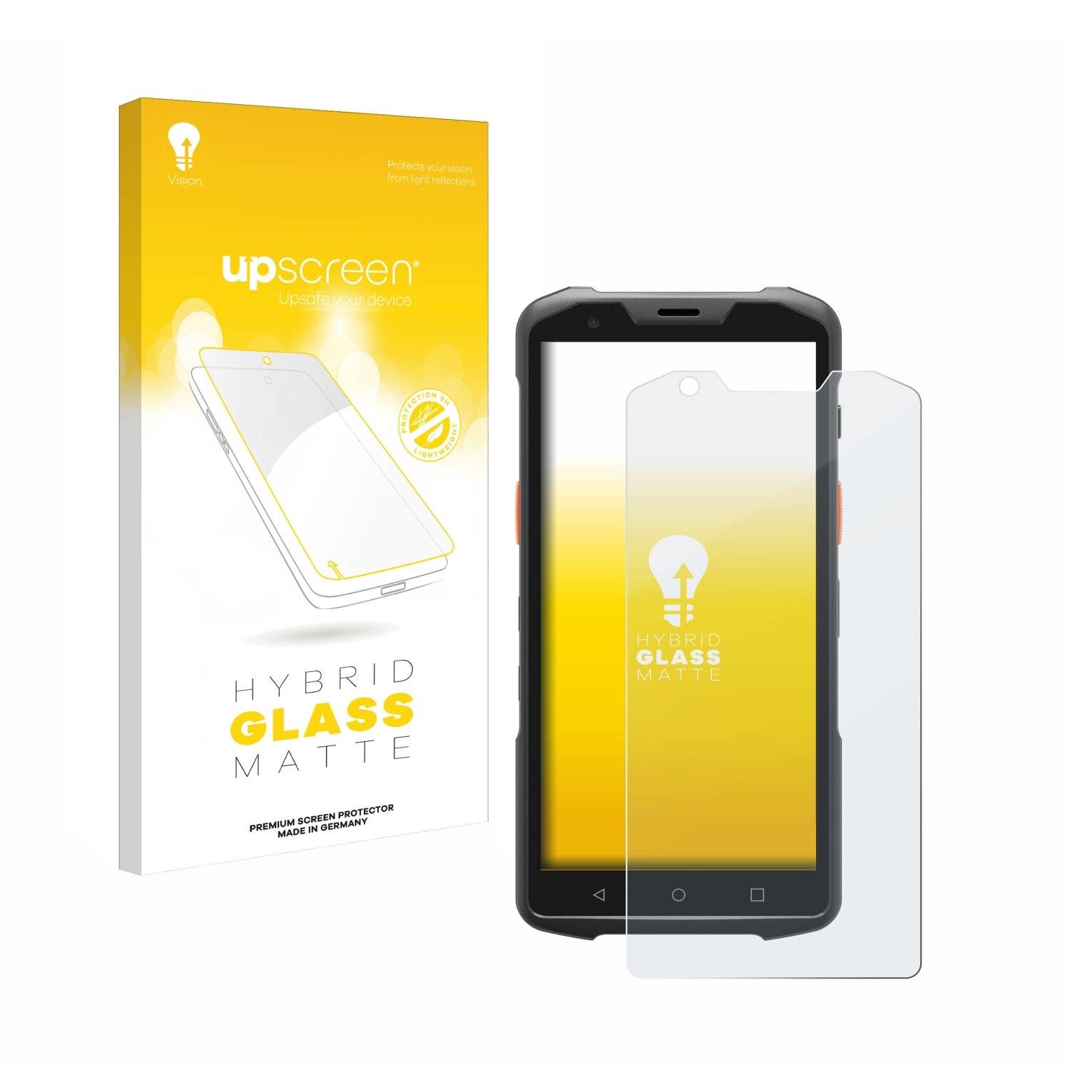 upscreen Hybrid Glas Matt Panzer-Folie für Sunmi L2s