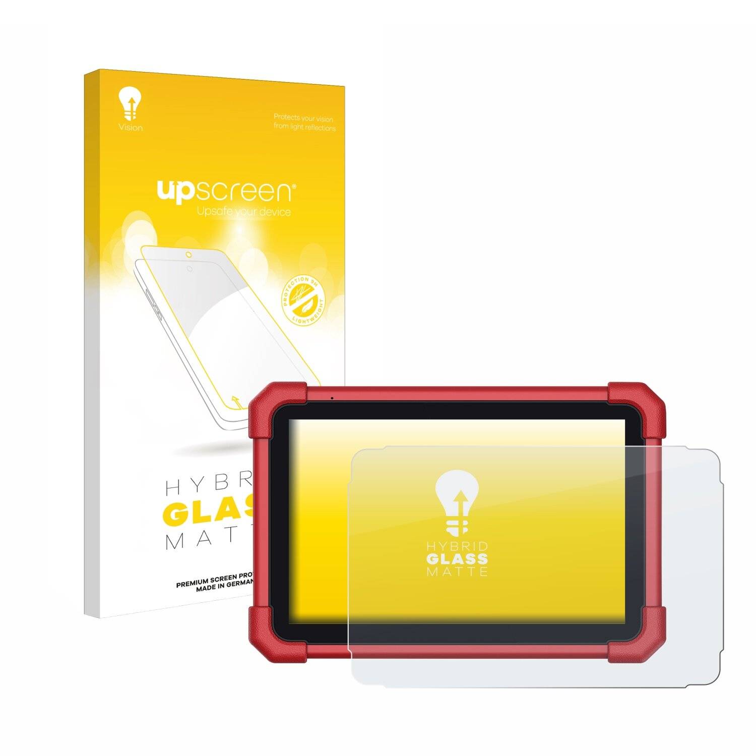 upscreen Hybrid Glas Matt Panzer-Folie für Launch X-431 Euro Turbo