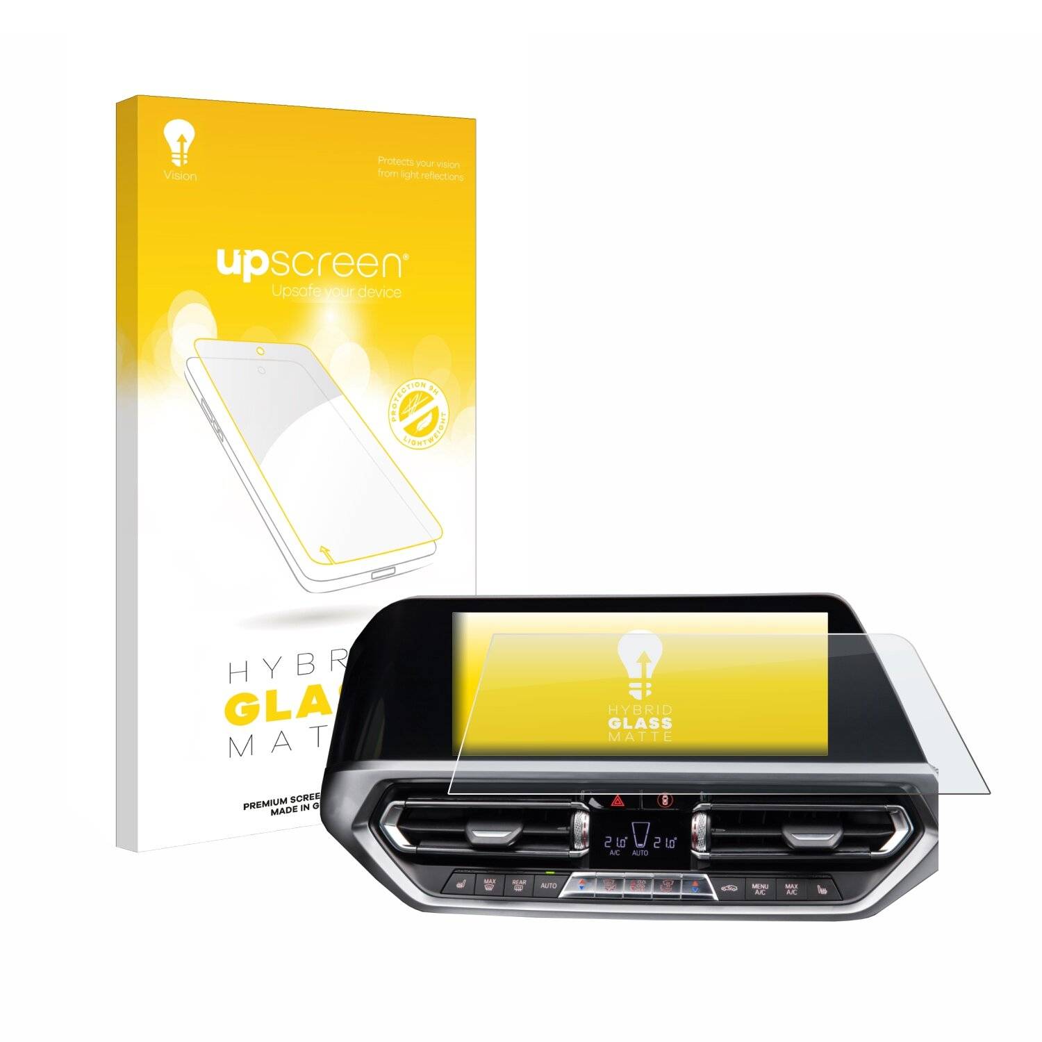 upscreen Hybrid Glas Matt Panzer-Folie für BMW 3 G20
