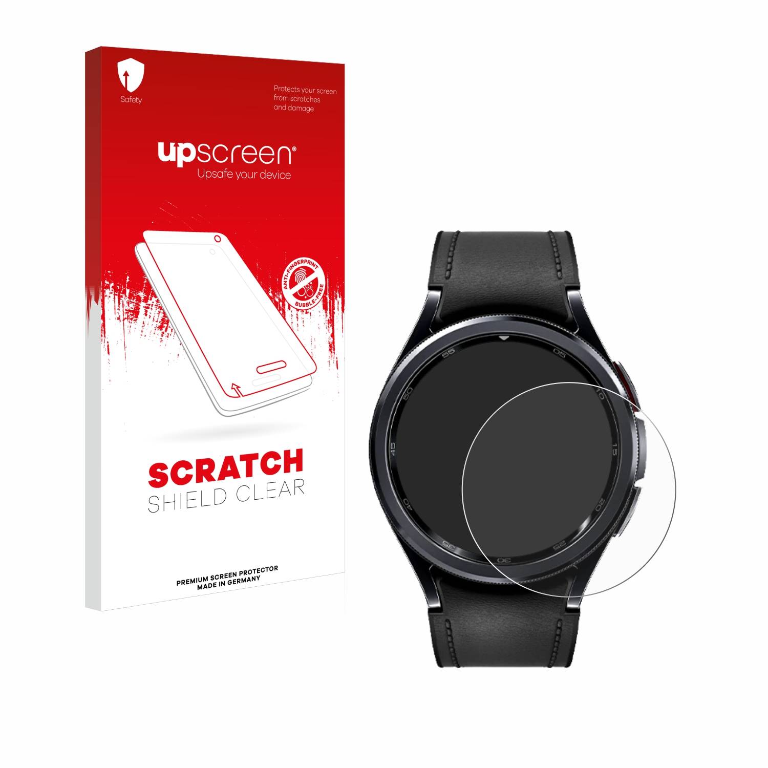 upscreen Scratch Shield Schutzfolie für Samsung Galaxy Watch 6 Classic (47 mm)