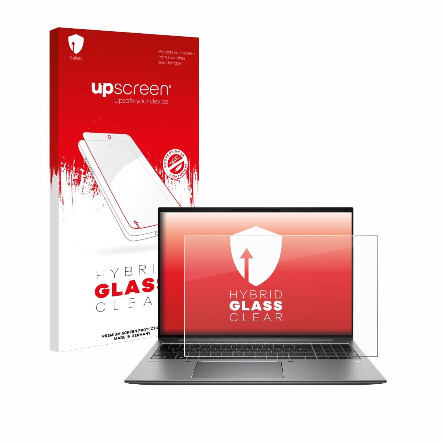 upscreen Hybrid Glas Panzer-Folie für HP Zbook Firefly 16
