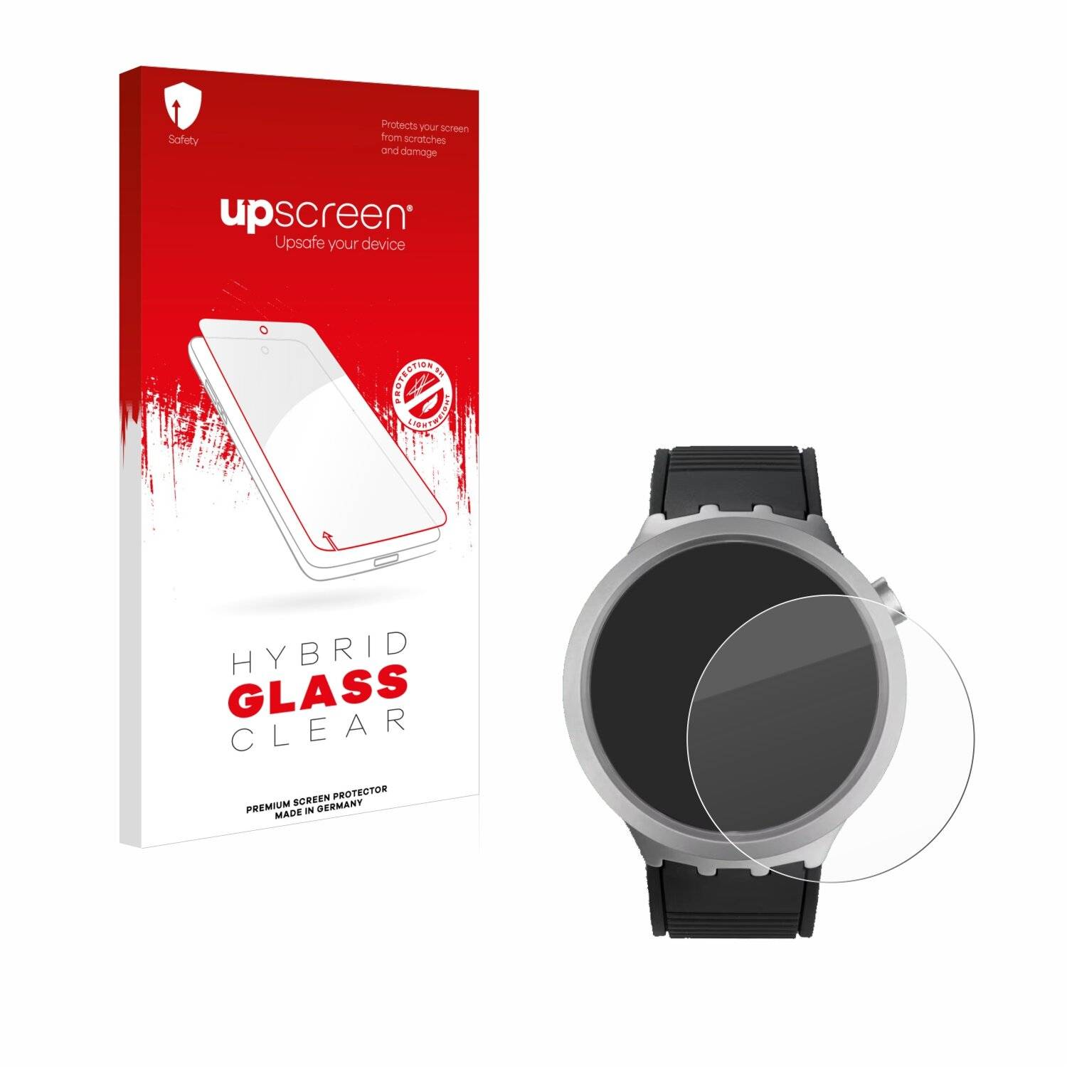 upscreen Hybrid Glas Panzer-Folie für Swatch Big Bold
