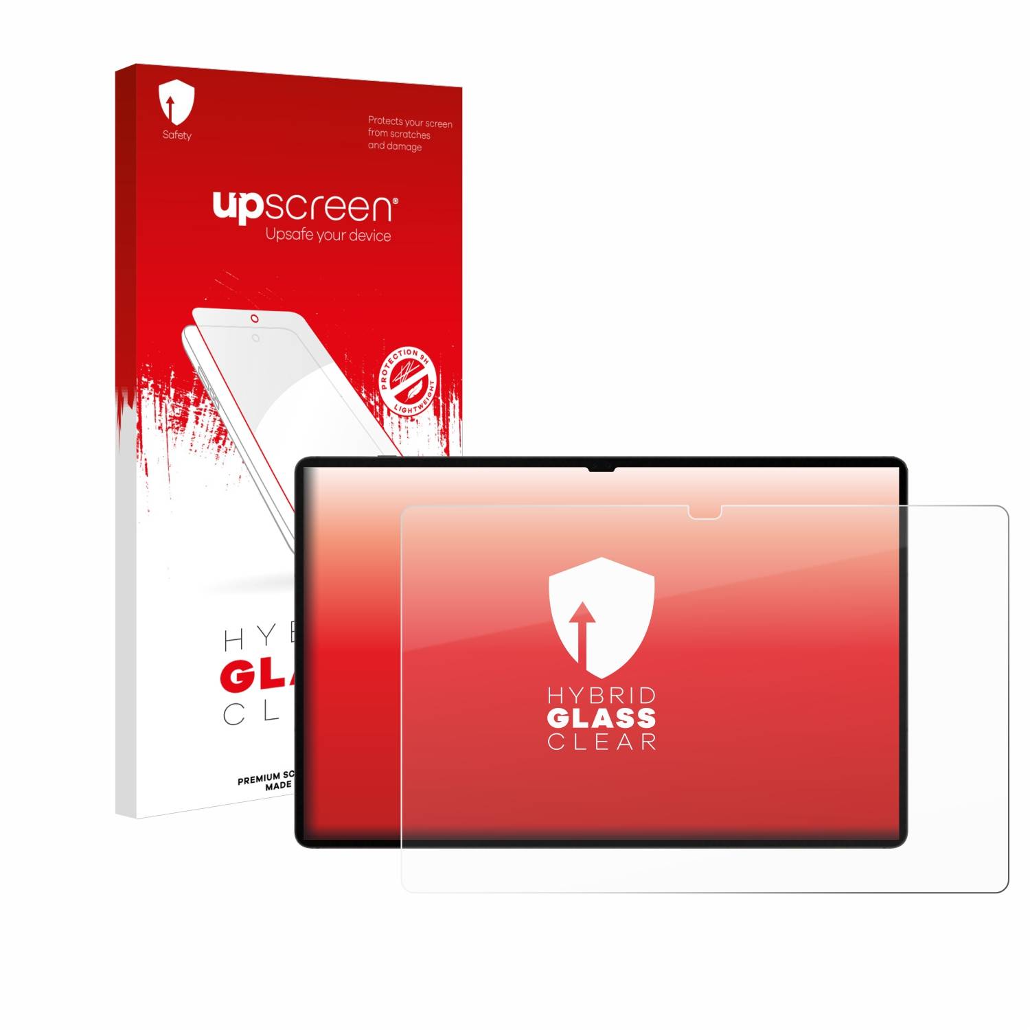 upscreen Hybrid Glas Panzer-Folie für Samsung Galaxy Tab S9 Ultra WiFi