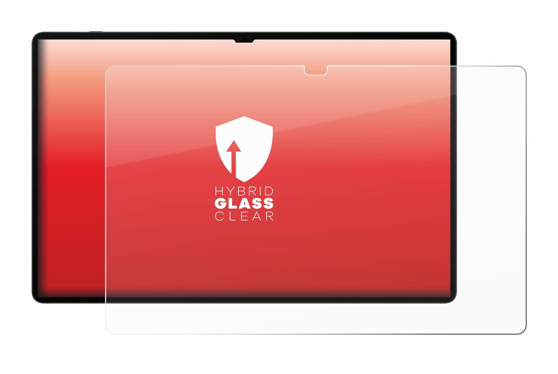 upscreen Hybrid Glas Panzer-Folie für Samsung Galaxy Tab S9 Ultra WiFi