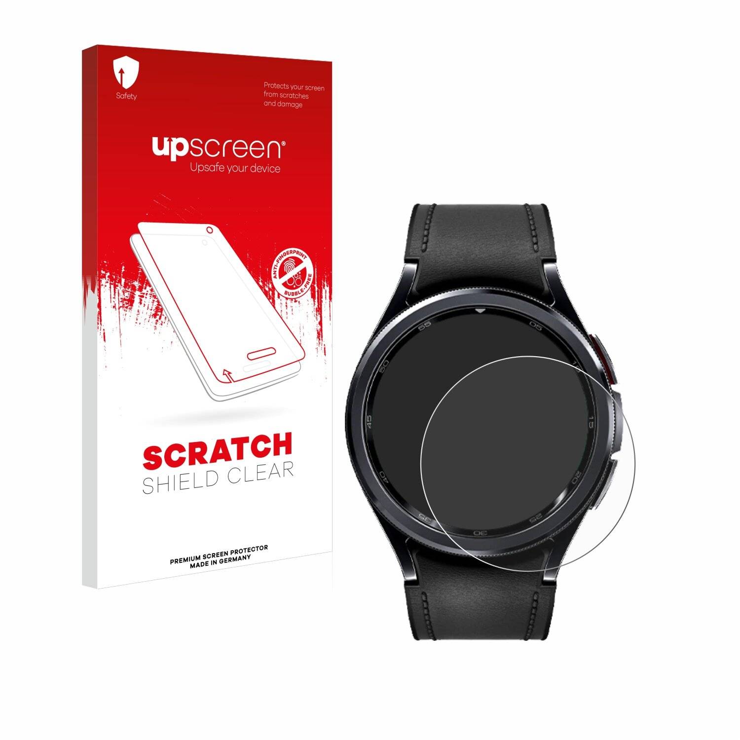 upscreen Scratch Shield Schutzfolie für Samsung Galaxy Watch 6 Classic (43