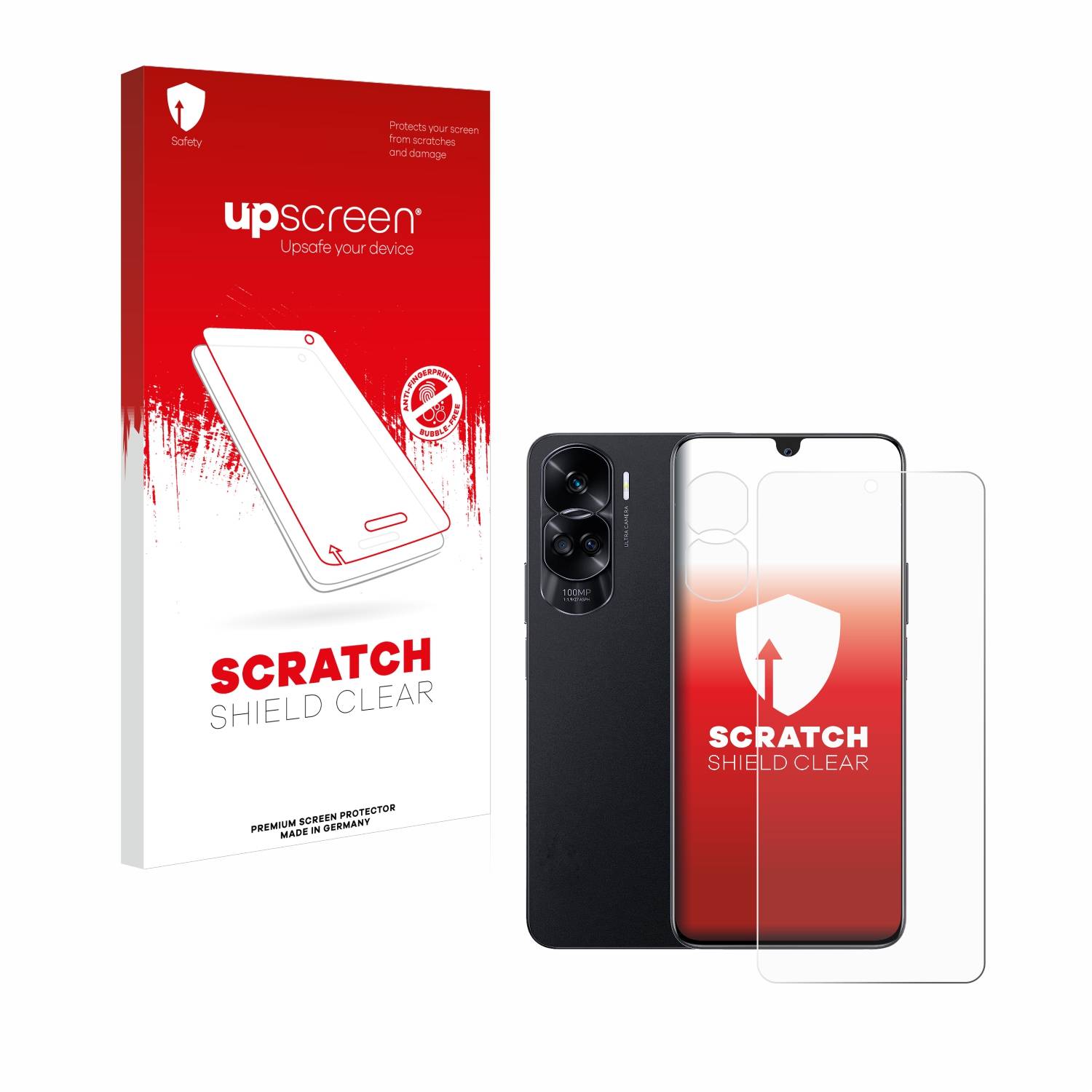 upscreen Scratch Shield Schutzfolie für Honor 90 Lite (Display+Kamera)