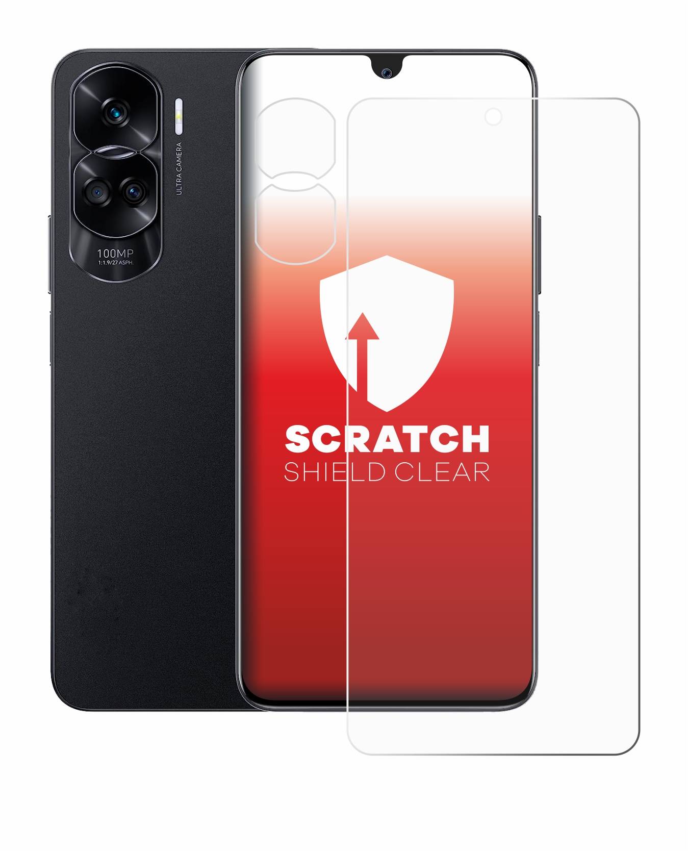 upscreen Scratch Shield Schutzfolie für Honor 90 Lite (Display+Kamera)