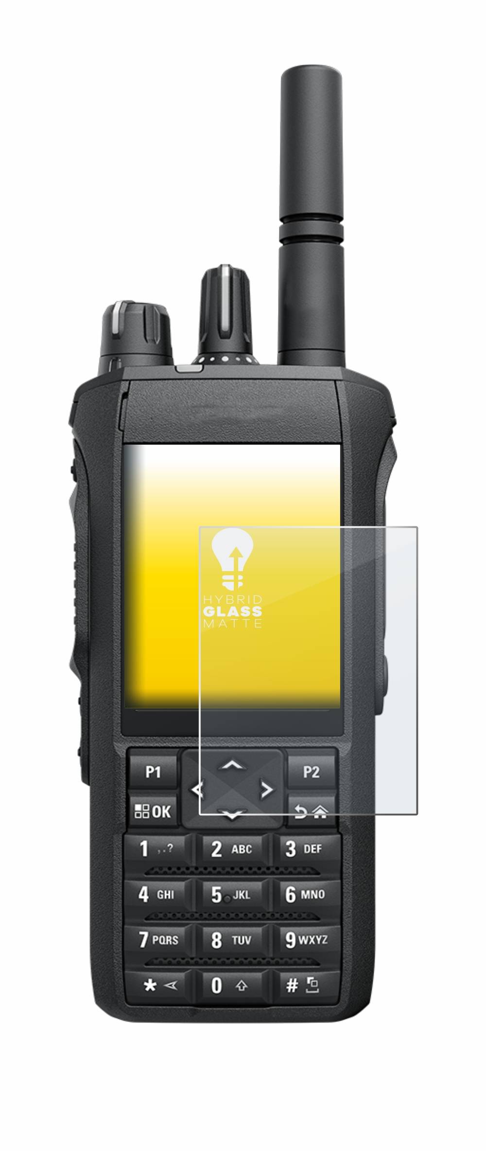 upscreen Hybrid Glas Matt Panzer-Folie für Motorola Mototrbo R7