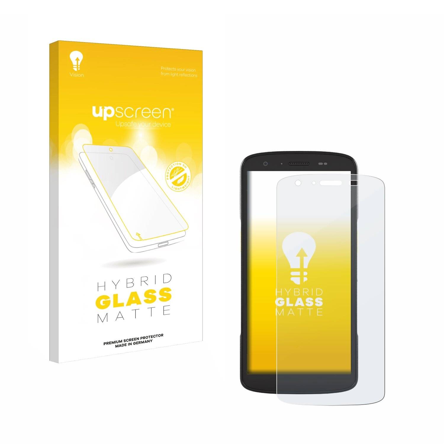 upscreen Hybrid Glas Matt Panzer-Folie für Zebra