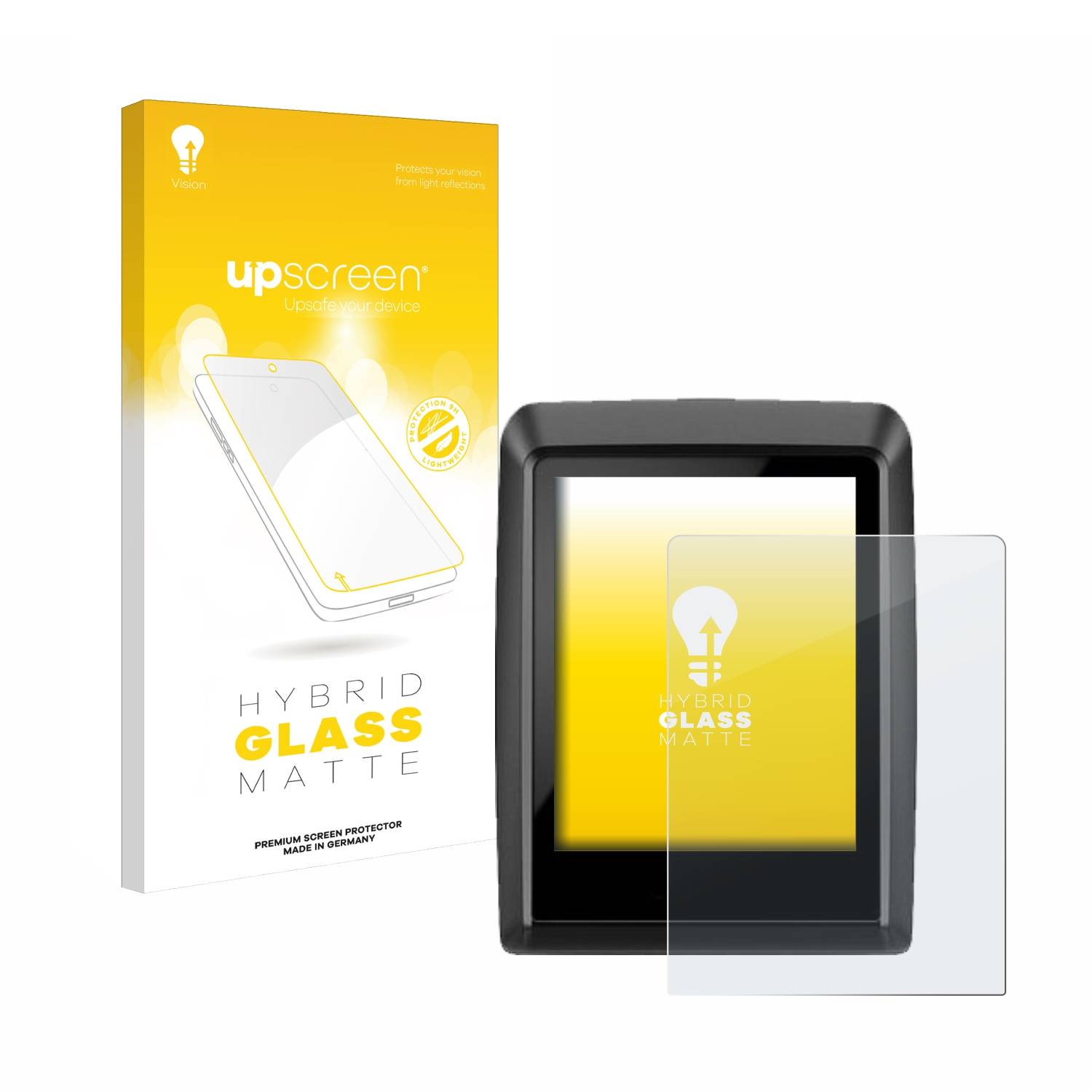 upscreen Hybrid Glas Matt Panzer-Folie für Bosch Kiox 500