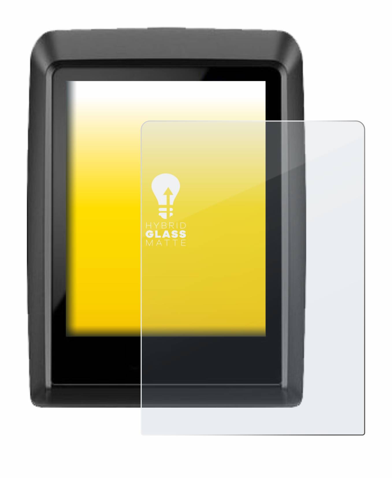 upscreen Hybrid Glas Matt Panzer-Folie für Bosch Kiox 500