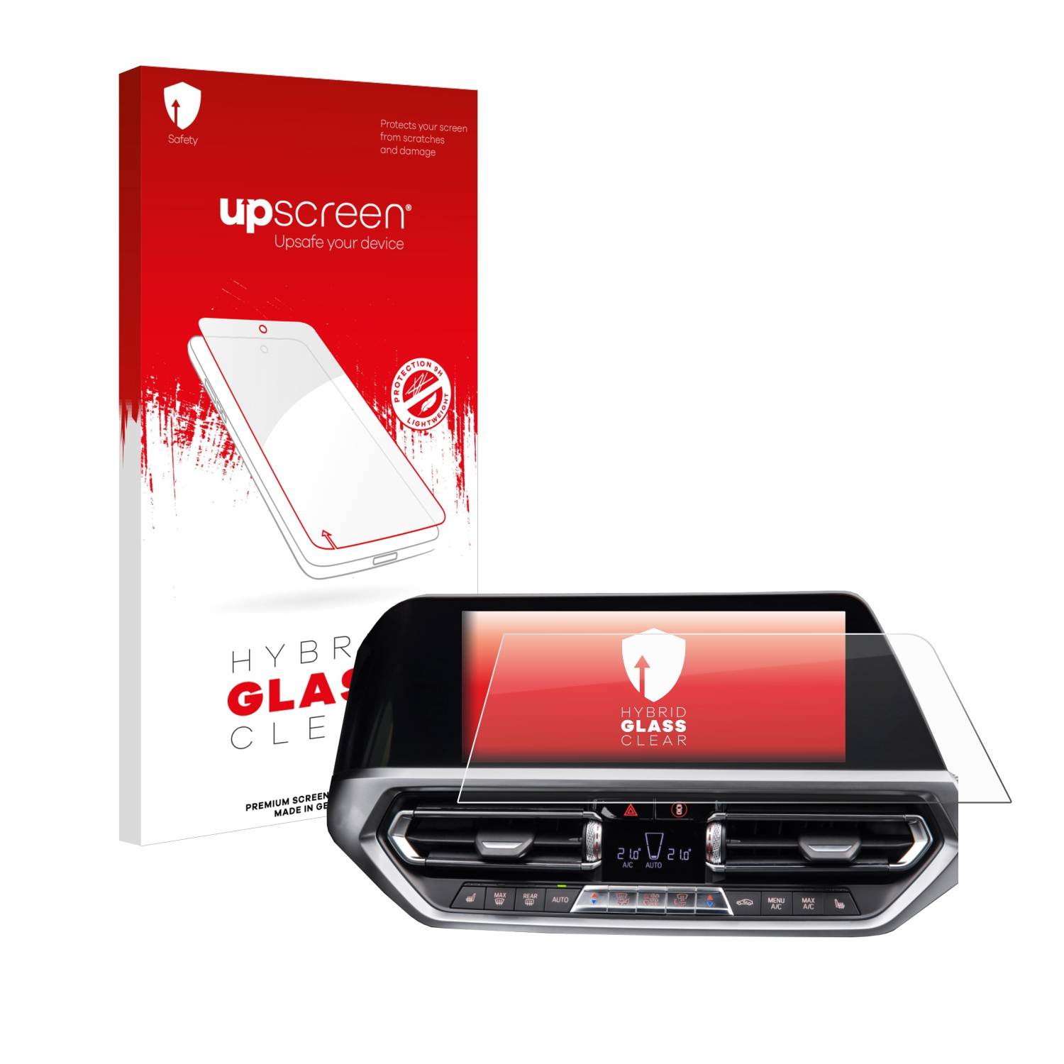 upscreen Hybrid Glas Panzer-Folie für BMW 3 G20 2020
