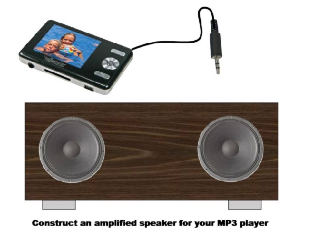 2x5W Verstärker für MP3-Player