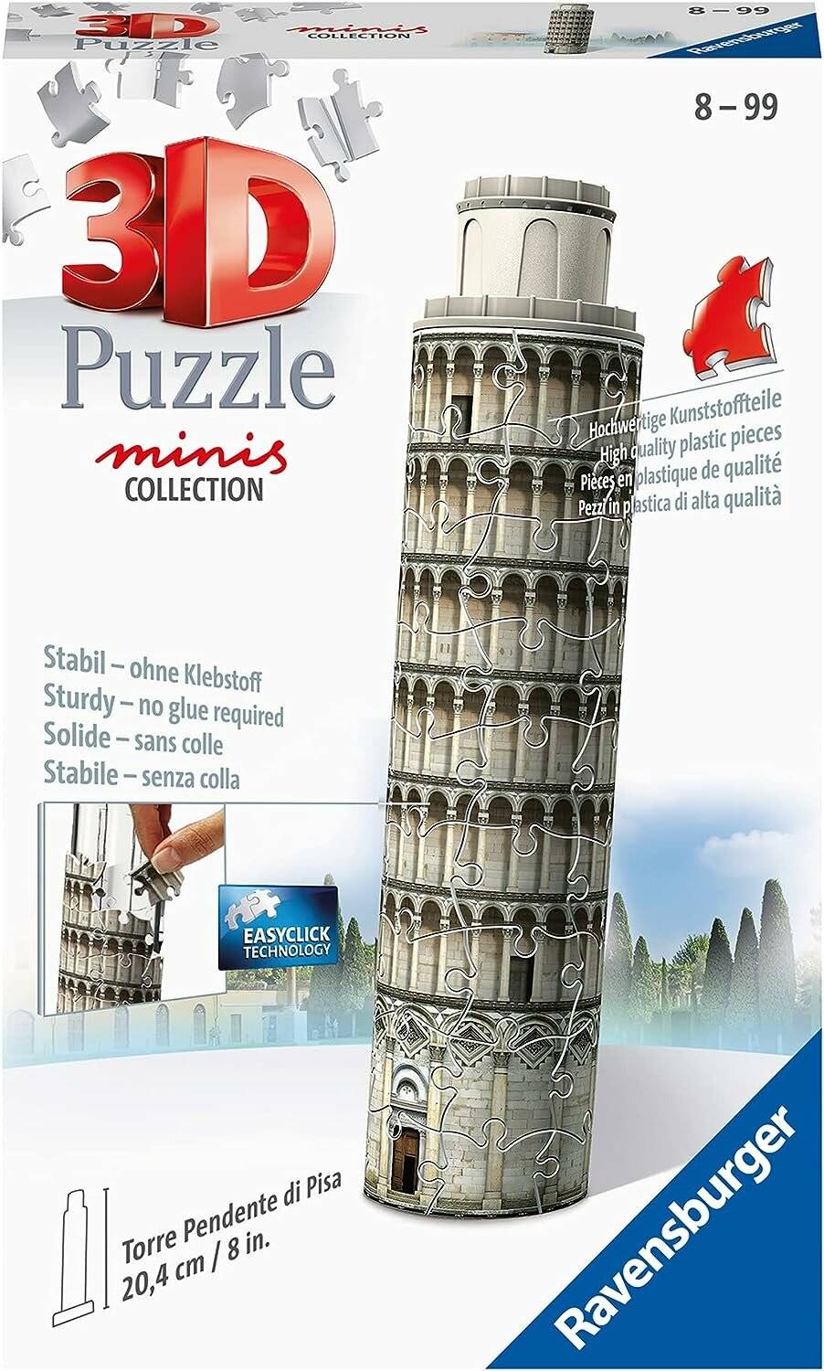 RAVENSBURGER 3D-Puzzle Mini Schiefer Turm von Pisa 54 Teile